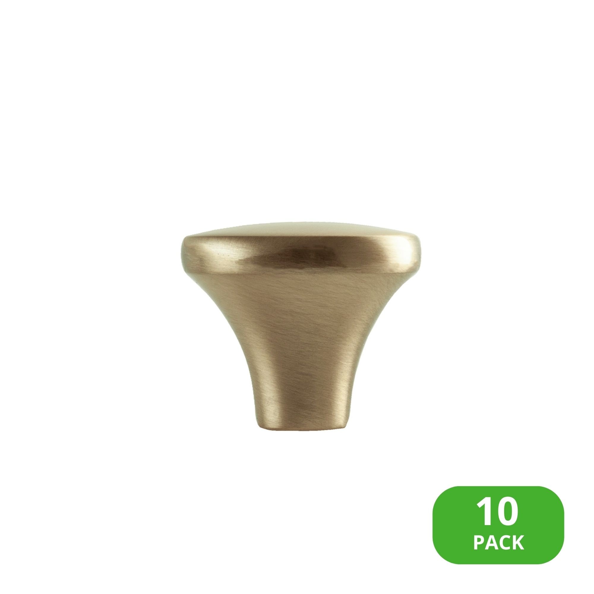 Sumner Street Home Hardware RL070291VP Lancaster 1-1/8-in Satin Brass Round Modern Cabinet Knob 10 -Pack