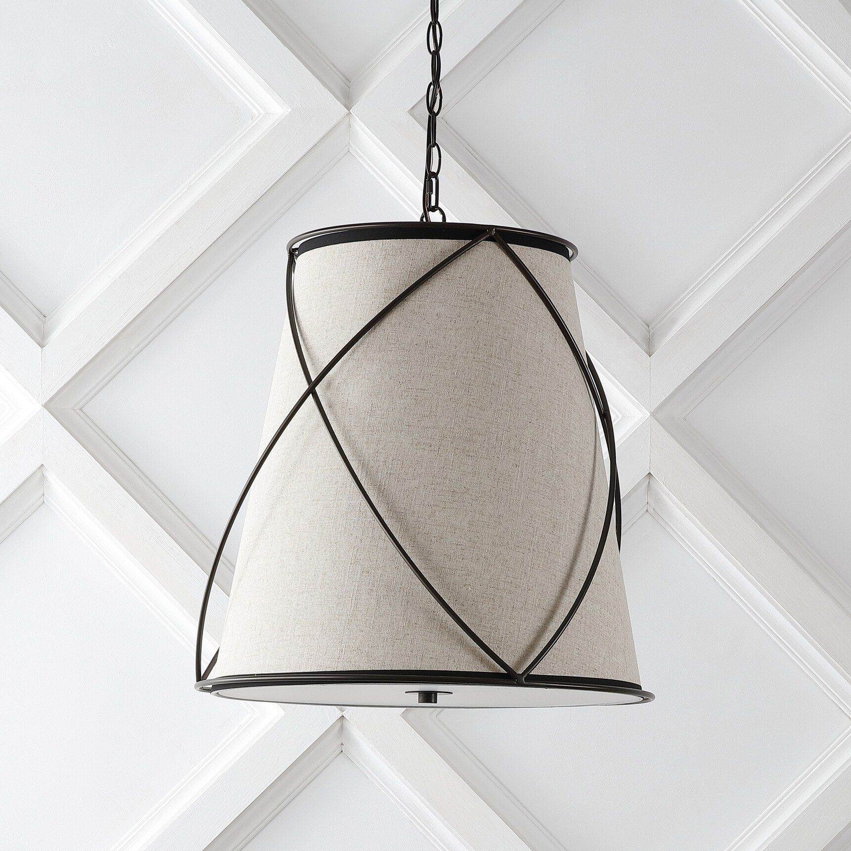 Milo 19" Rustic Farmhouse Bronze LED Pendant Light