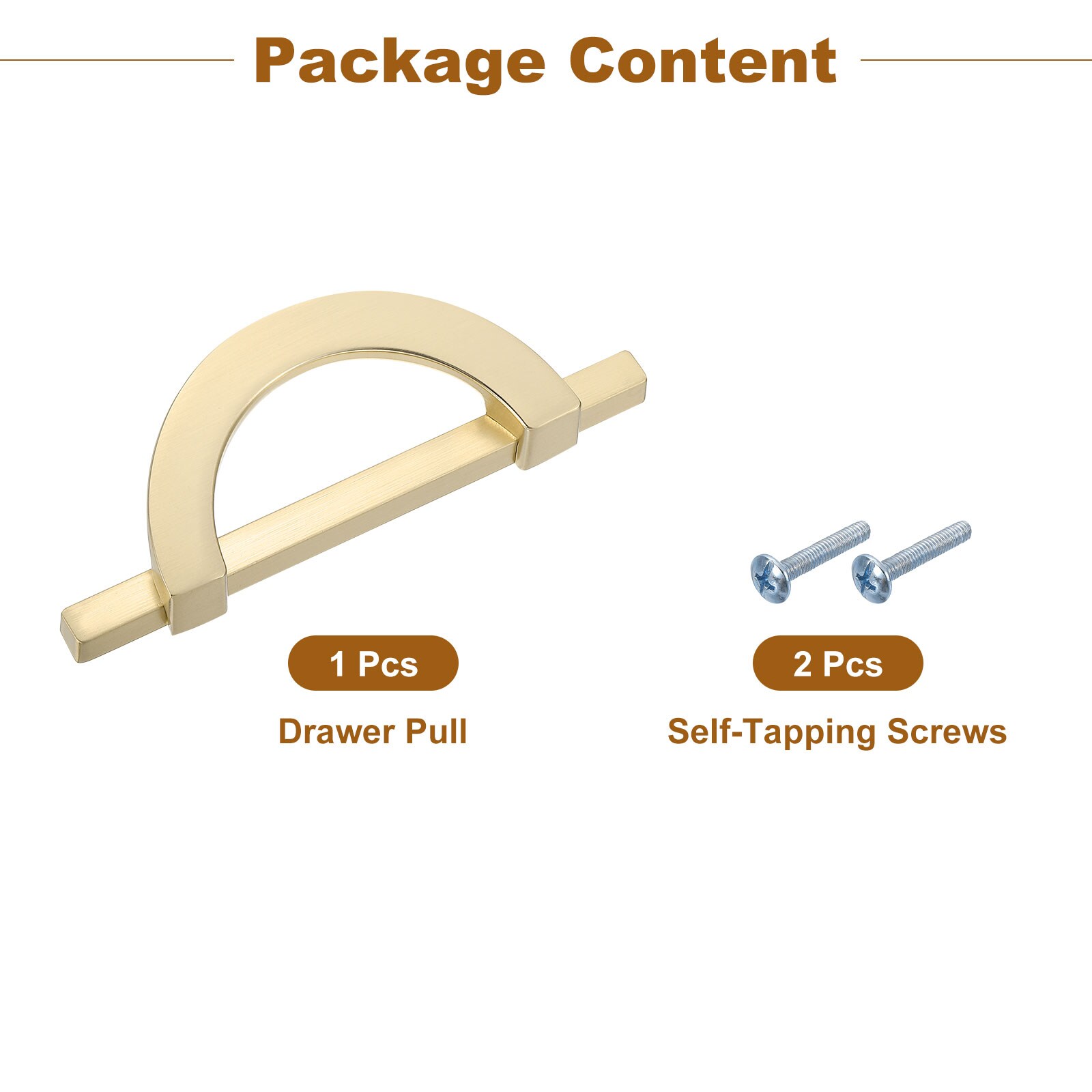 Unique Bargains S25093000UX5205 Cabinet-Pulls - View #3