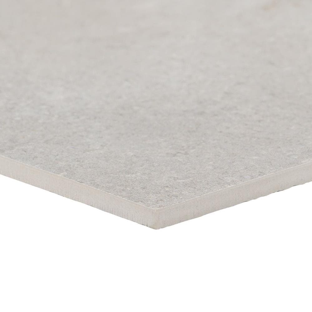 Artmore Tile Midtown Silver 12-in x 24-in Matte Porcelain Cement Look ...