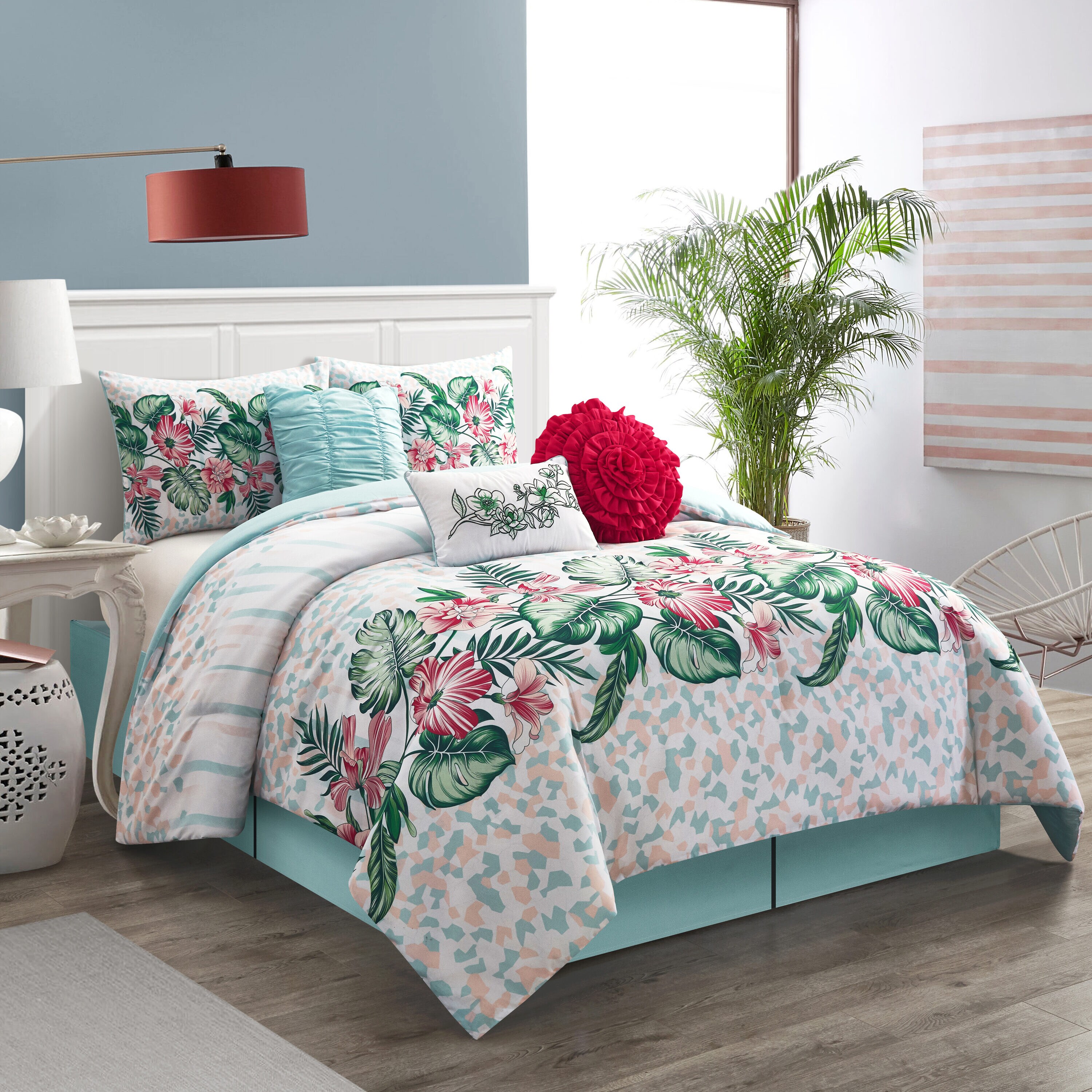 Nanshing AELENE7-K-AQUA bedding - View #6