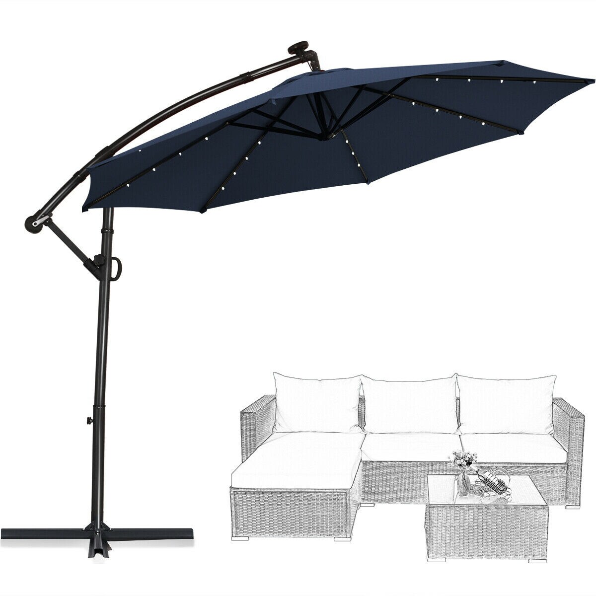 Clihome CWCH-OP70AD282NY Umbrellas-2 - View #8