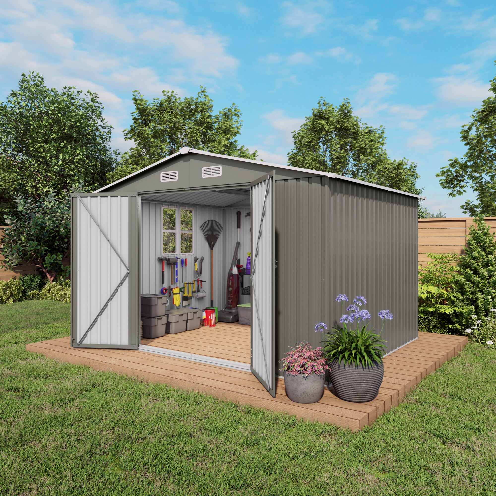 Ayelon GS3S003 Metal-Storage-Buildings-Sheds - View #5