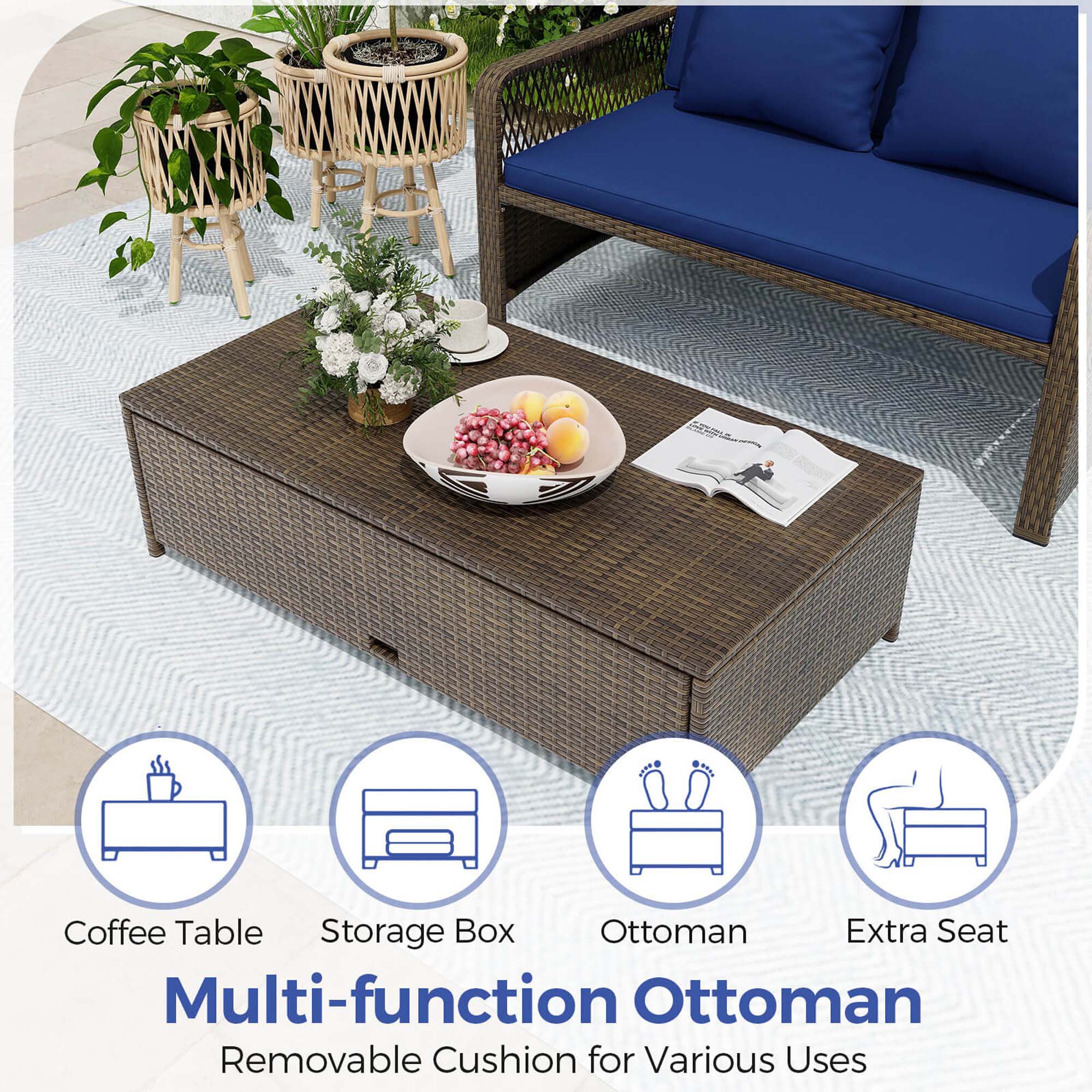 Costway HCST04850 Patio-Sofas-Daybeds - View #6