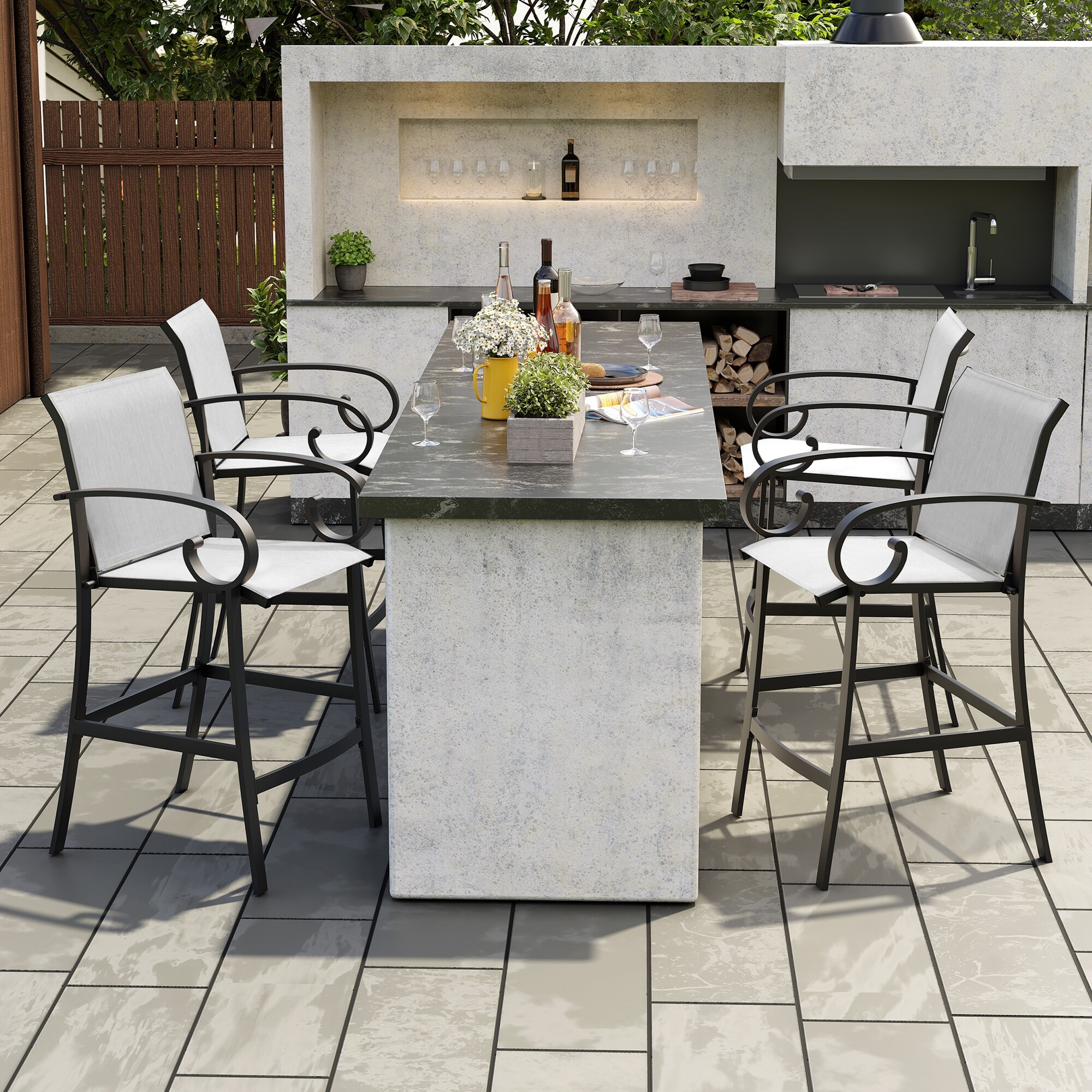 Crestlive Products CL-ST015OST-2 stools - View #3