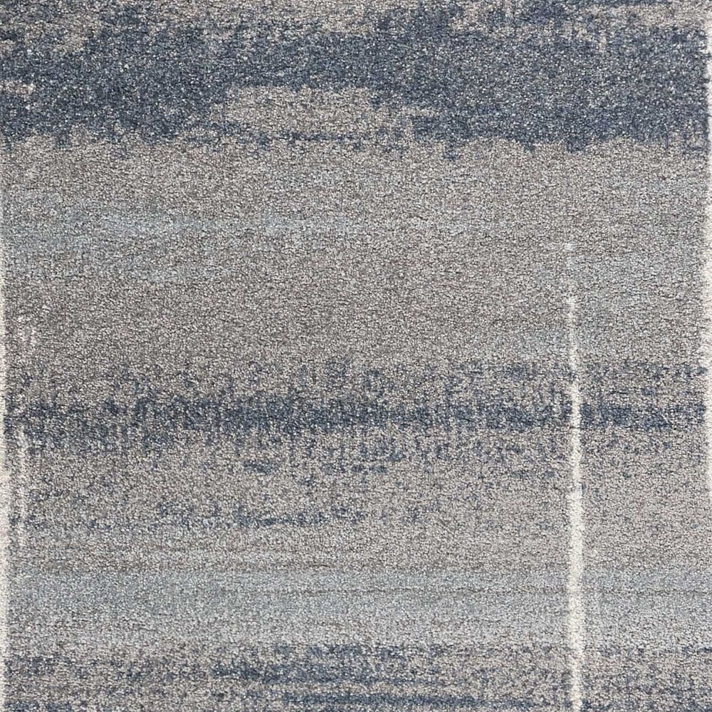 HomeRoots 353760 Bernadette 3 x 5 (ft) Rag Polypropylene Blue Rectangular Indoor Distressed/Overdyed Vacuum regularly Area rug