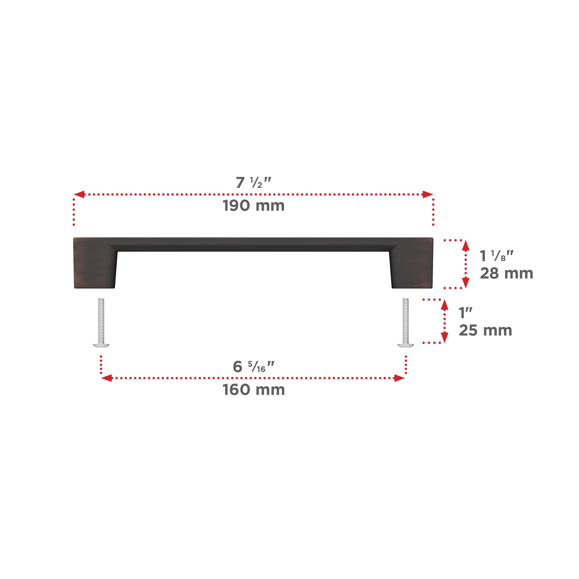 Richelieu BP8160160BORB Cabinet-Pulls - View #6