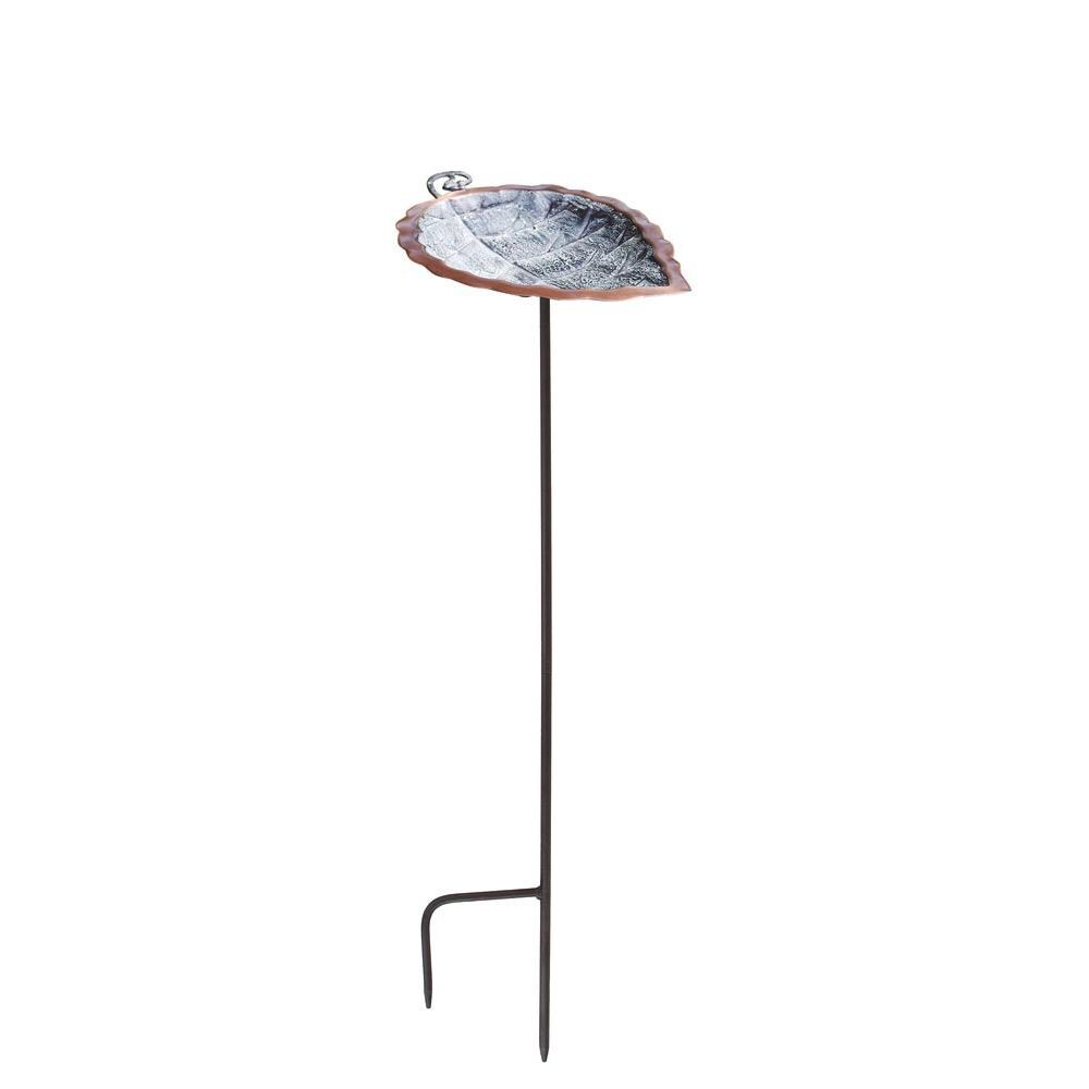 Minuteman International BB-04-S 38.5-Inches H Antique Brass Plated Metal Complete birdbath