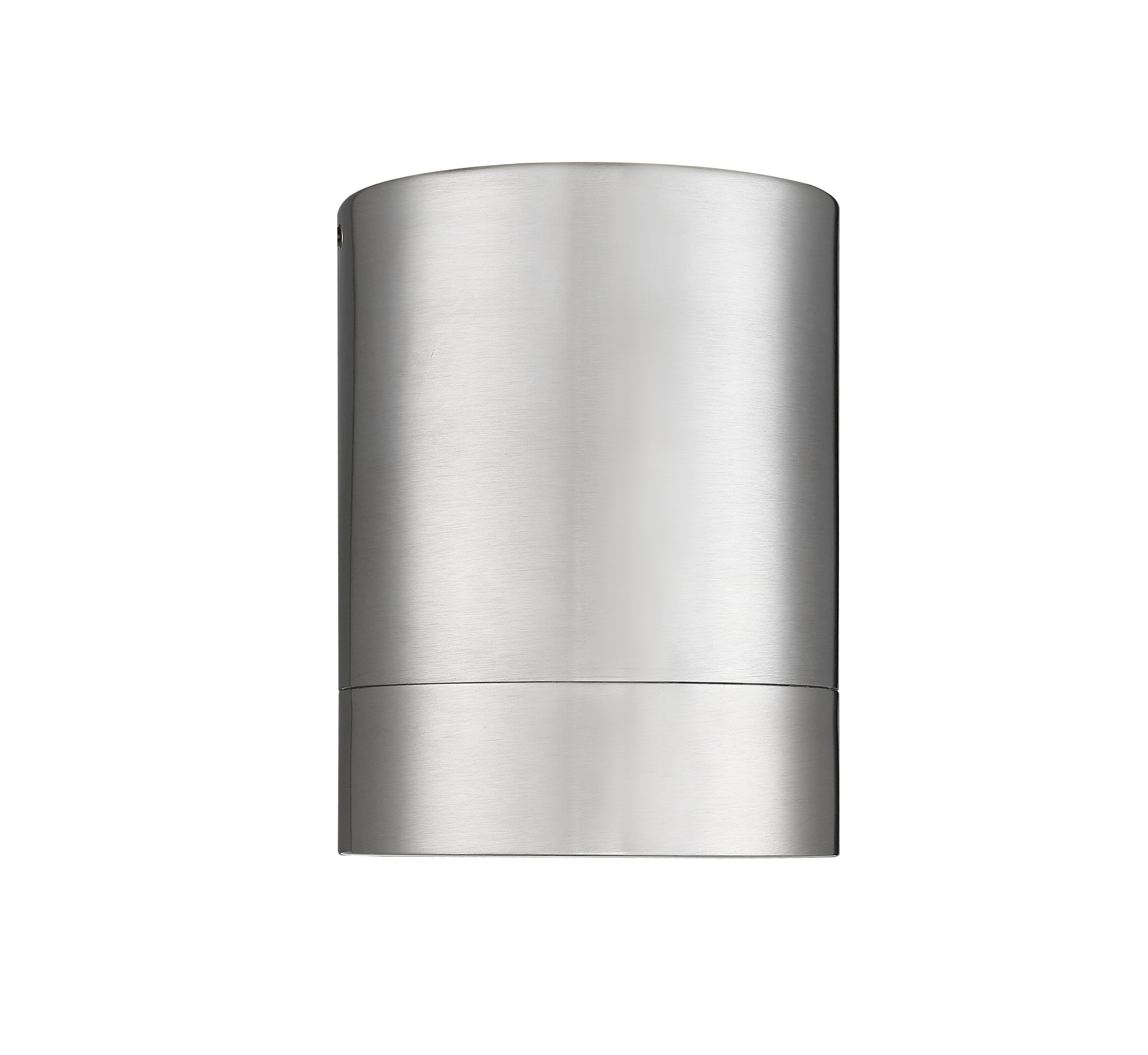 Brushed Nickel LED Cylinder Flush Mount Ceiling Light