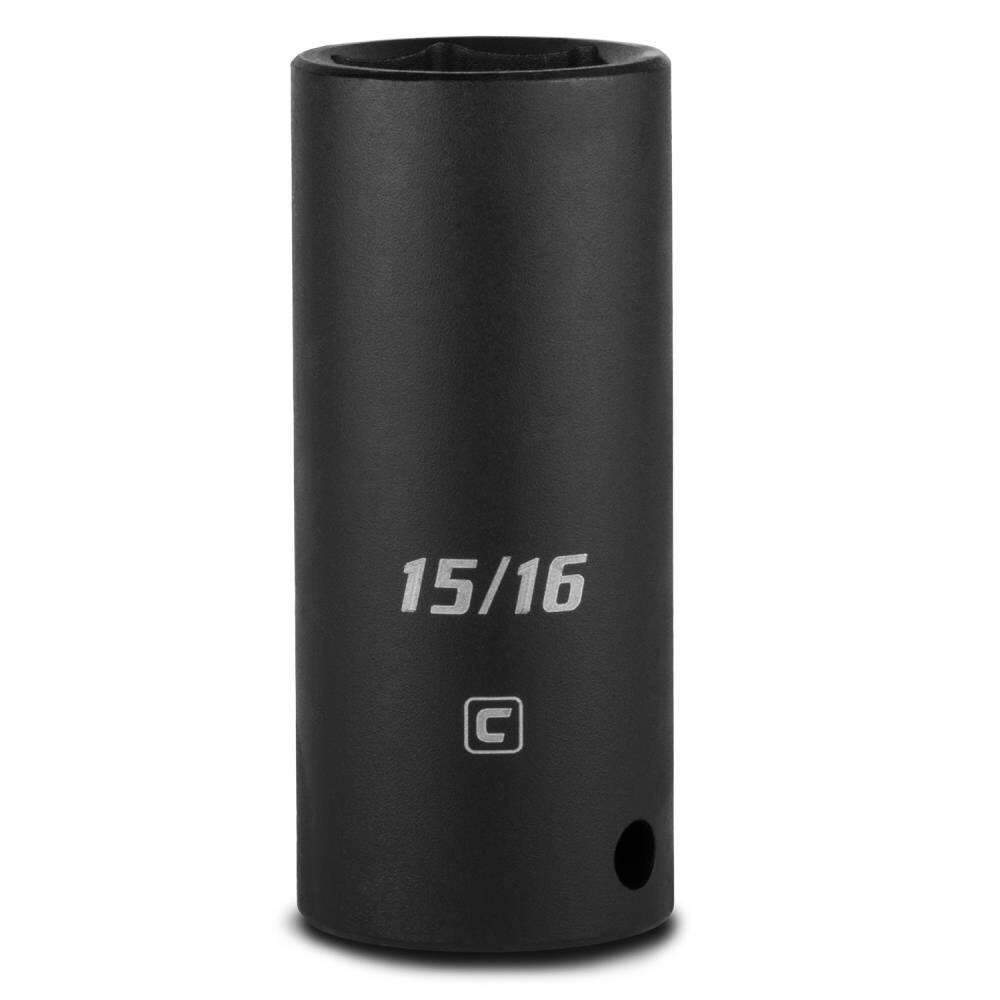 Capri Tools CP55260 Standard (SAE) 1/2-in Drive 15/16-in 6-point Impact Socket Individual