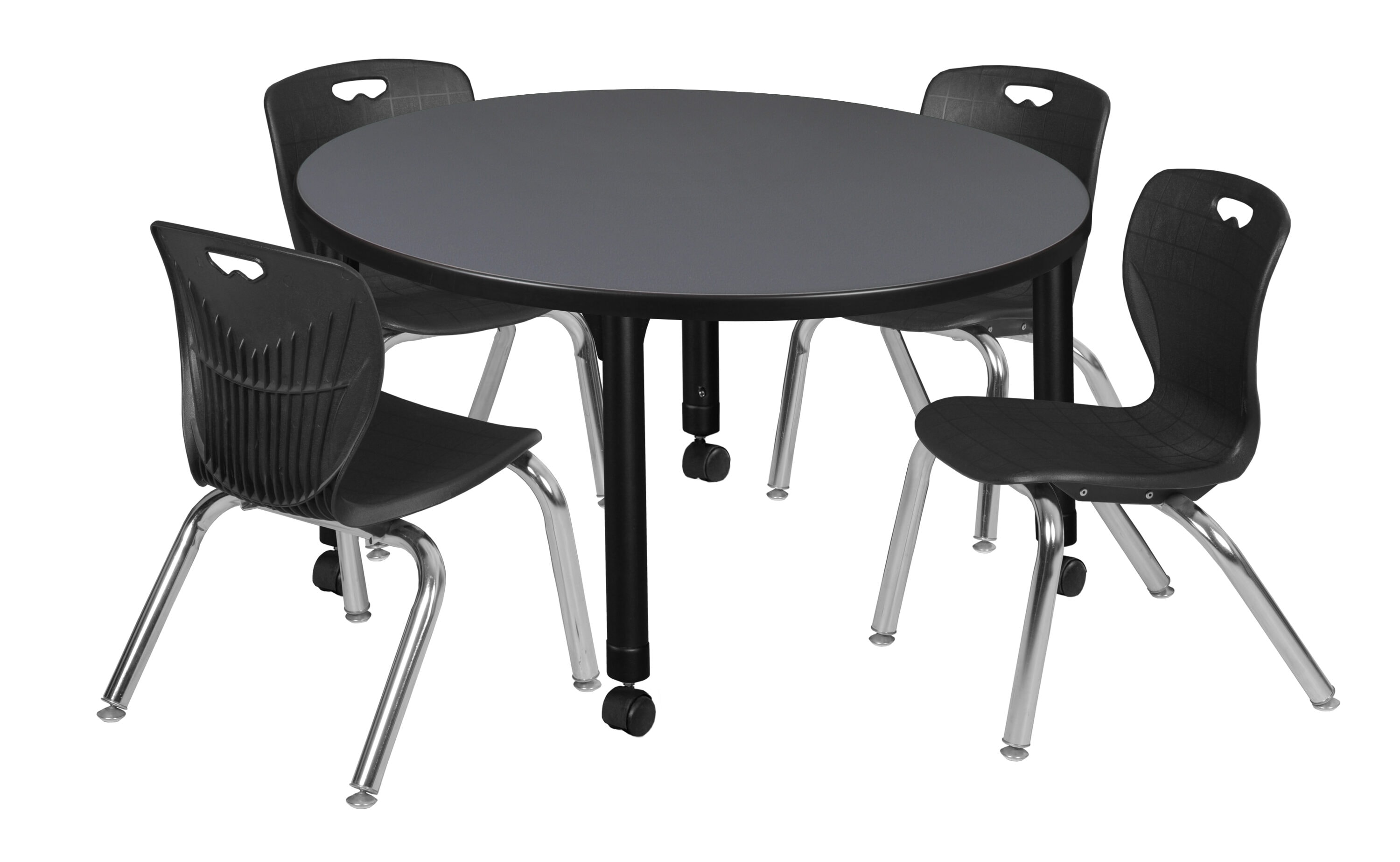 Regency TB30RNDGYAPCBK Office-Tables - View #6