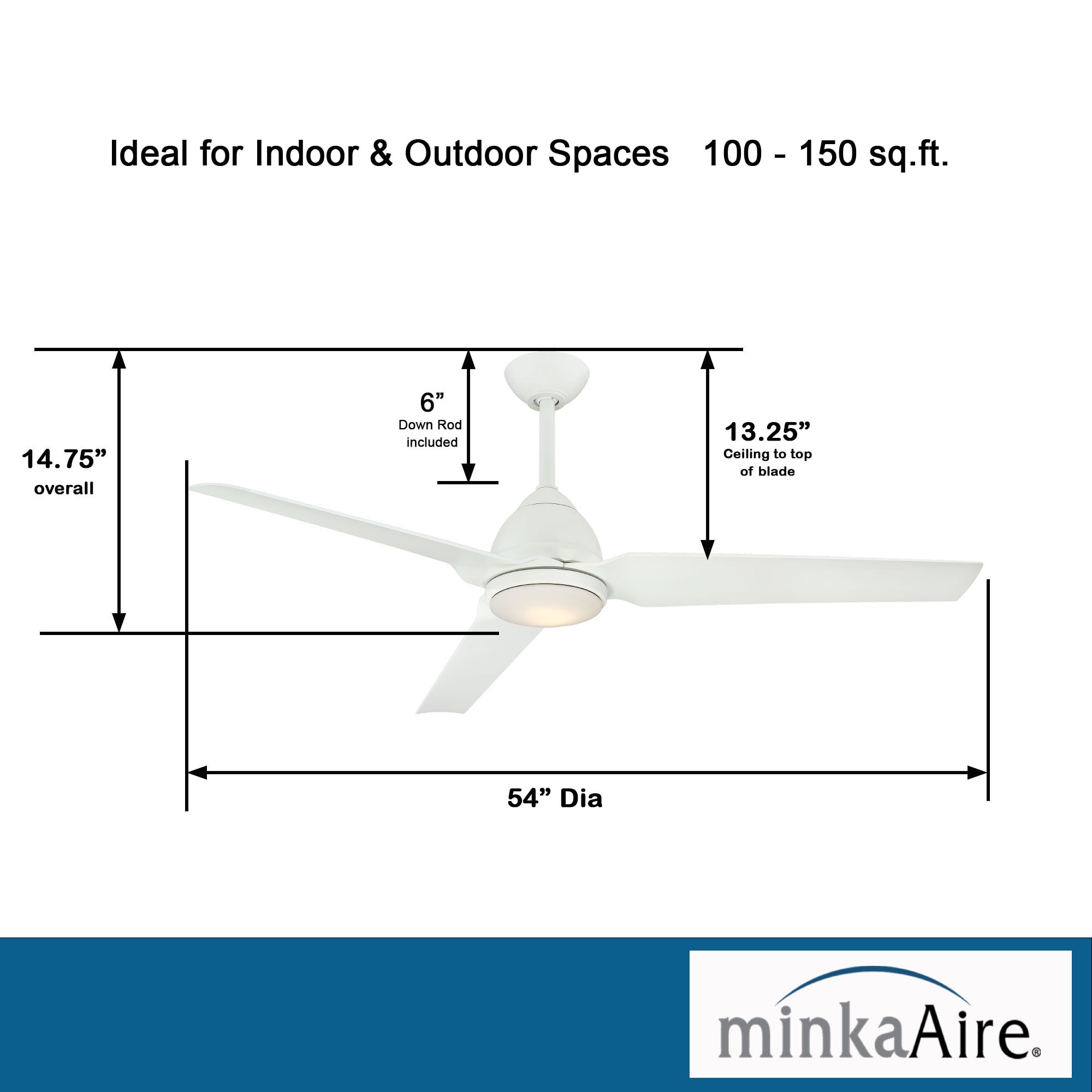 Minka Aire F753L-WHF Ceiling-Fans - View #9