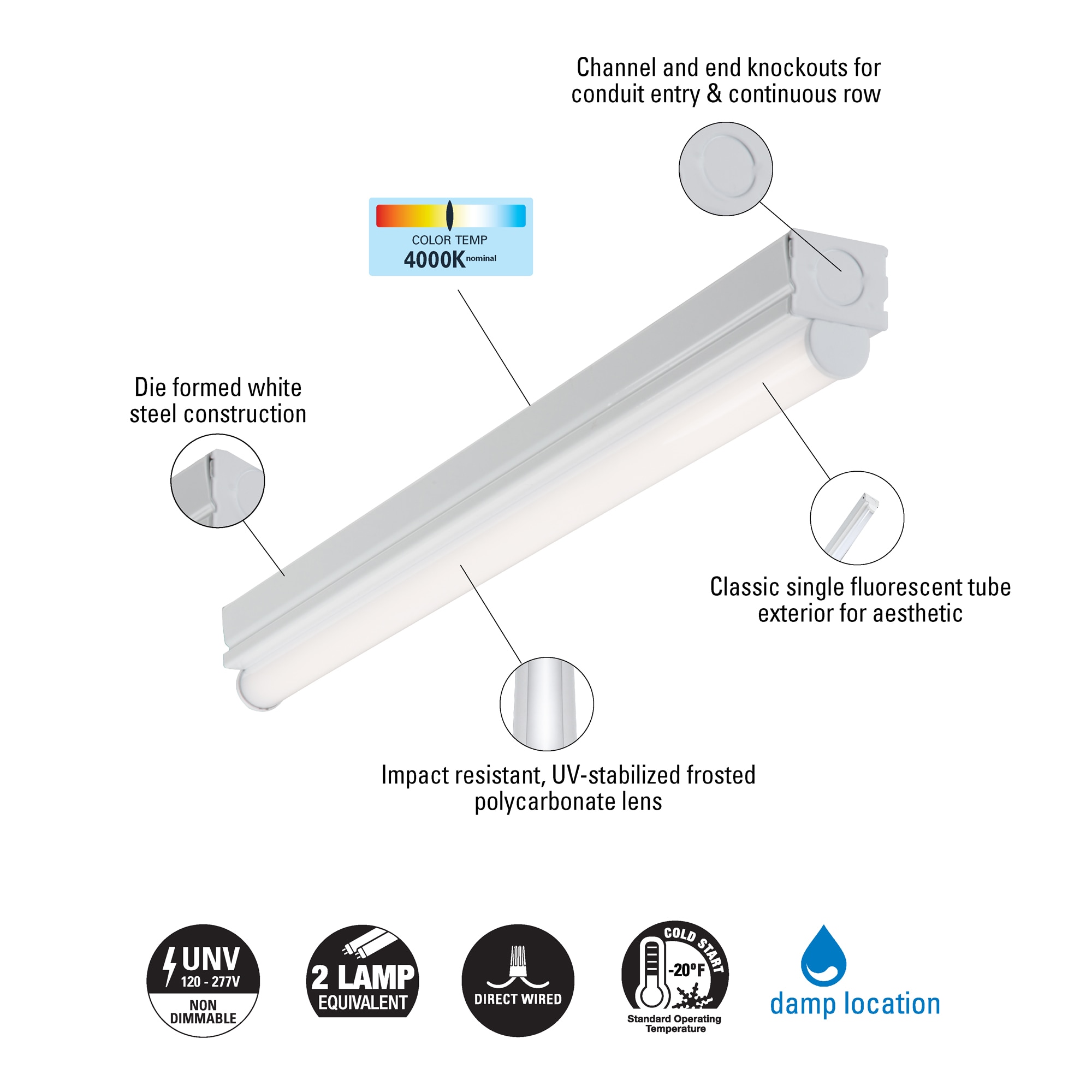 Metalux 2ST1L1040R Strip-Lights - View #4