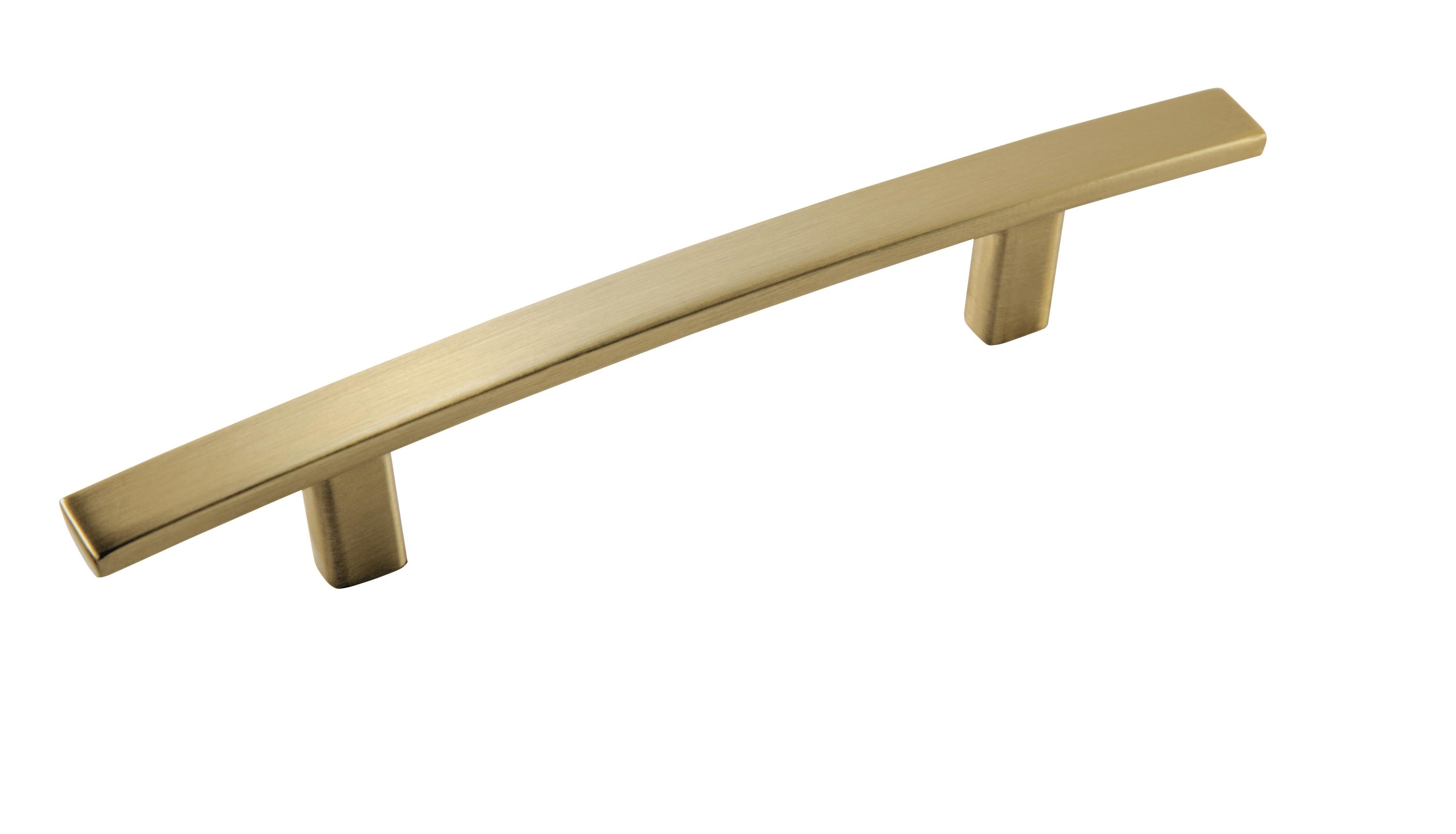Golden Champagne Modern Bar Pull with Mounting Hardware