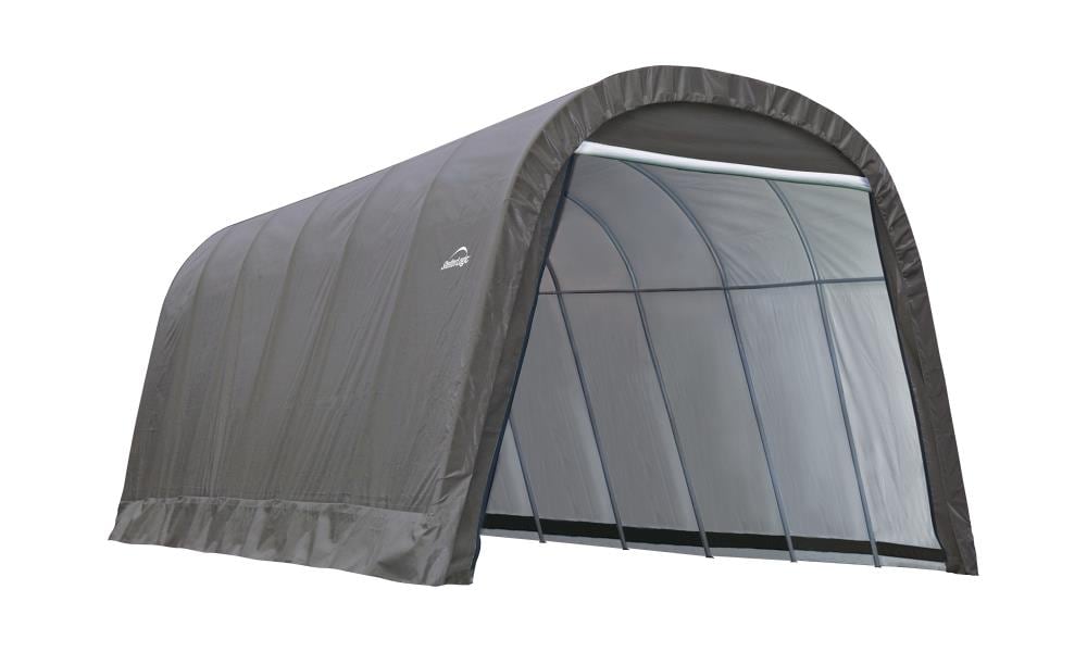 ShelterLogic 13.2-ft X 23.88-ft Canopy Storage Shelter In The Garage ...