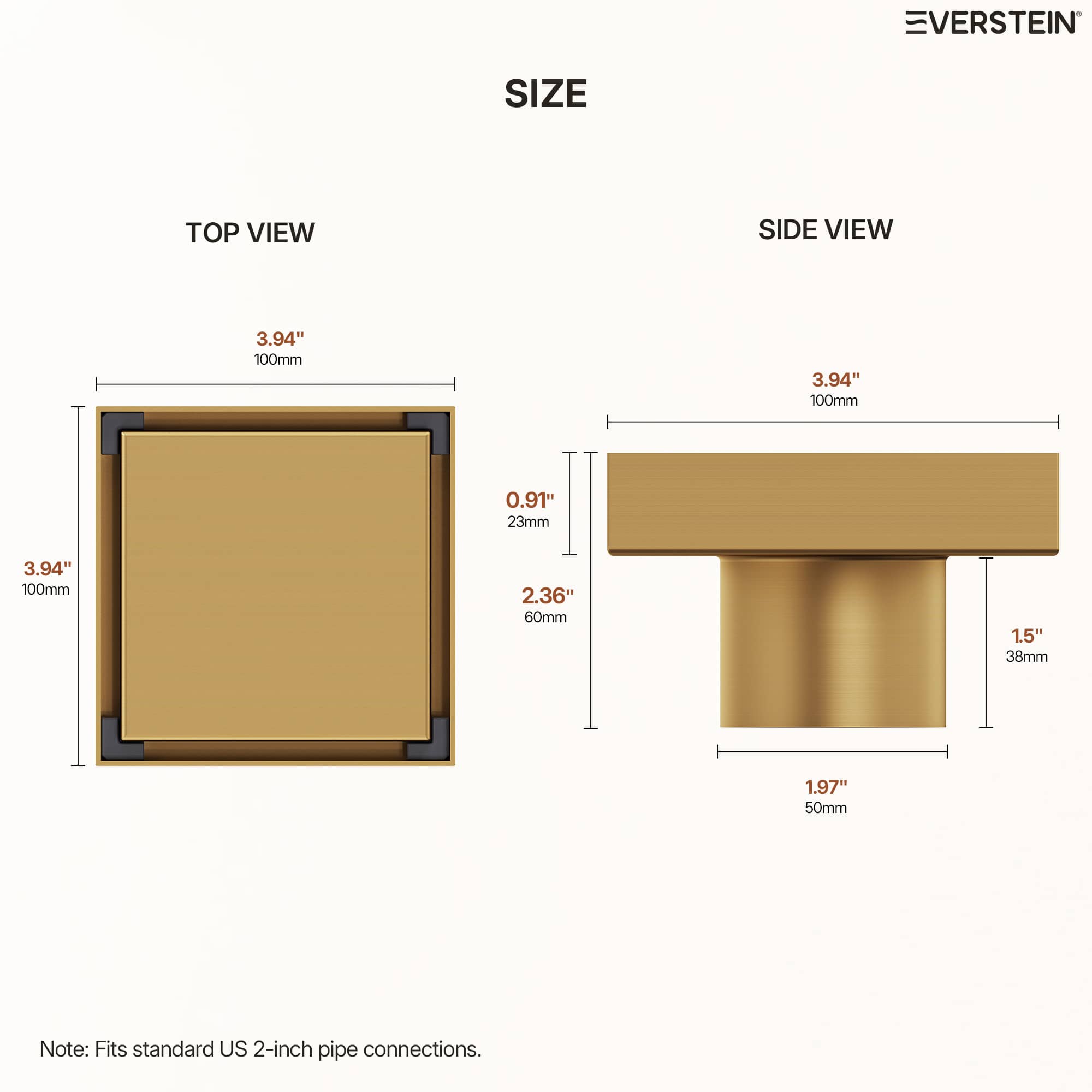 EVERSTEIN SFS-3065-GD Drains-Flanges - View #4