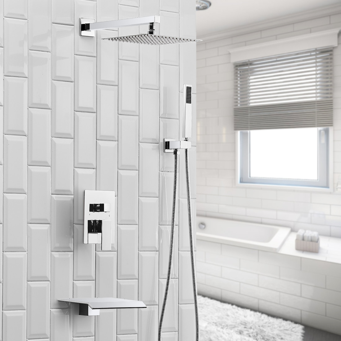 BWE A-95012-C-S Tub-Shower-Faucets - View #2