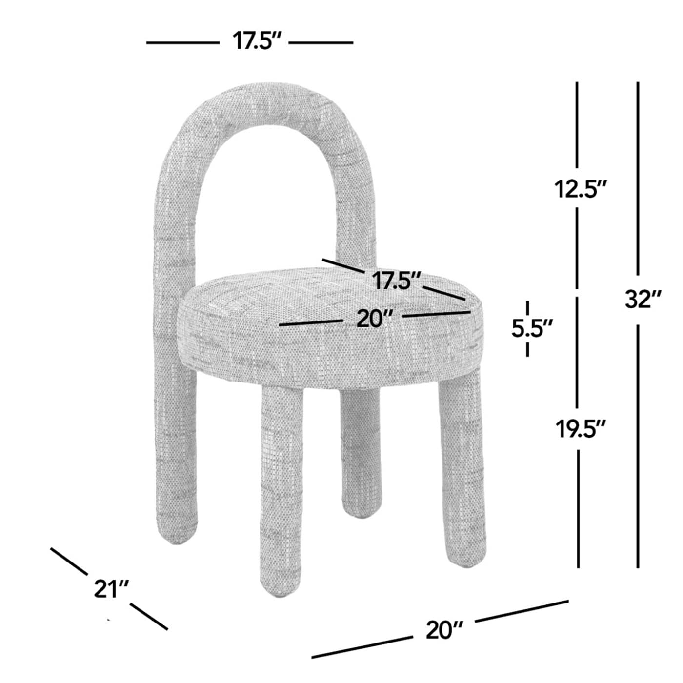 Jennifer Taylor Home L2P-MRG-80200 Dining-Chairs - View #10