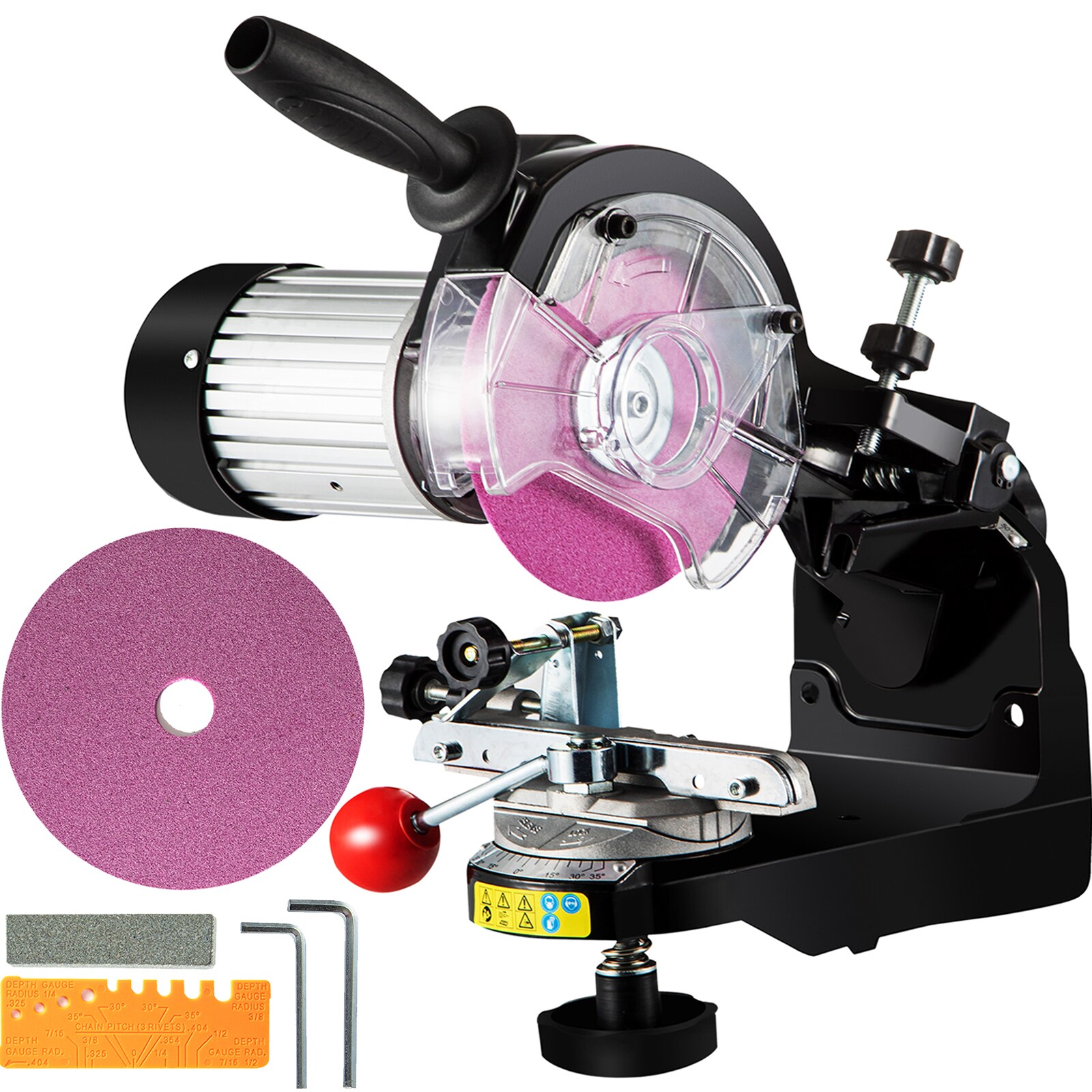 VEVOR Electric Chainsaw Sharpener, 230w Professional Multi-angle Adjustable Chain Grinder 3000-RPM, Electric Chainsaw Blade Sharpener For 1/4 To 2/5 Chains MLJ00000000000001V1 simolary.com 17 VEVOR Electric Chainsaw Sharpener, 230w Professional Multi-angle Adjustable Chain Grinder 3000-RPM, Electric Chainsaw Blade Sharpener For 1/4 To 2/5 Chains MLJ00000000000001V1 Simolary simolary.com 17