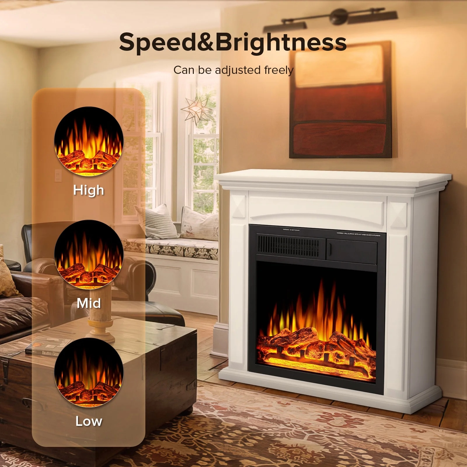 Antarctic Star LSAS-1806W Electric-Fireplaces - View #2