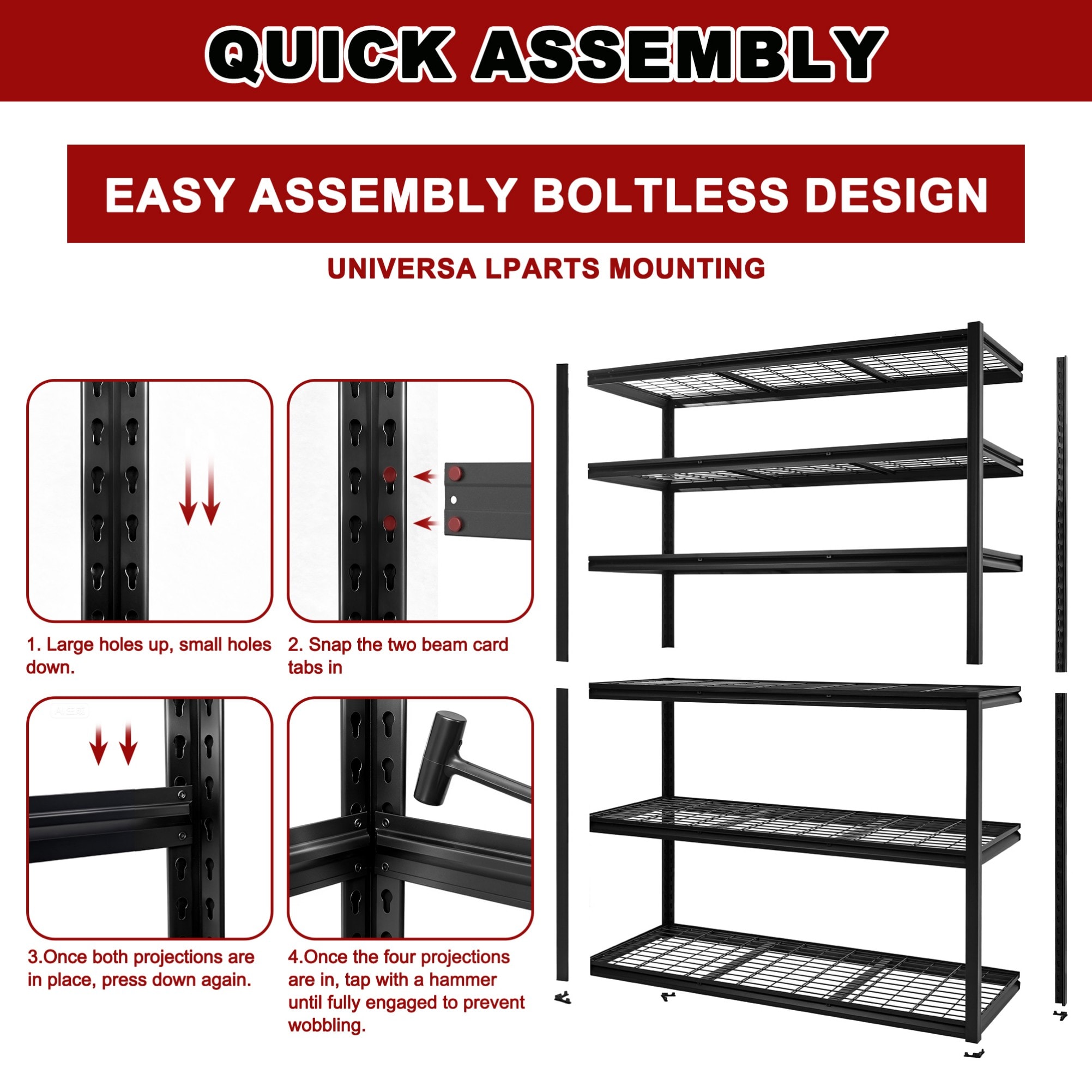 Siavonce XH19521 Free-Standing-Shelving - View #4