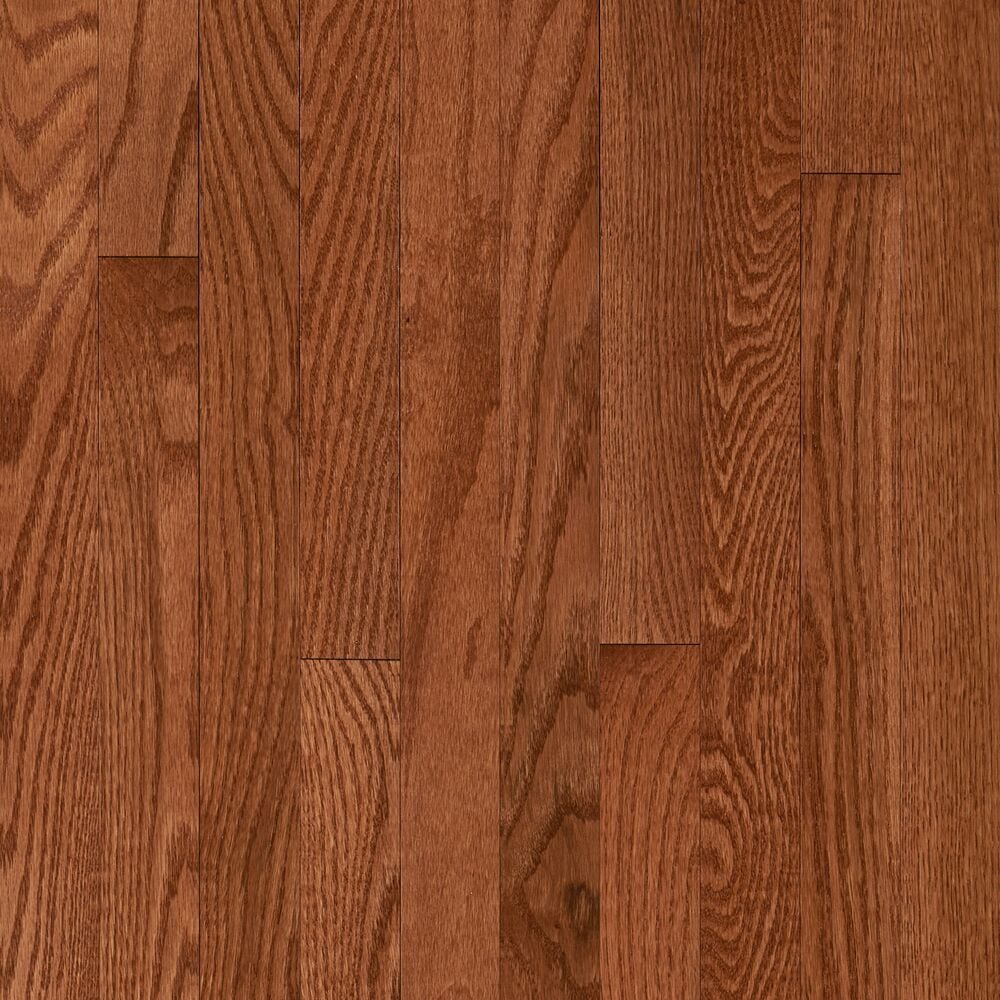 Bruce ABC401 America's Best Choice Gunstock Oak 2-1/4-in W x 3/4-in T x Varying Length Smooth/Traditional Solid Hardwood Flooring ( 20-sq ft / Carton )