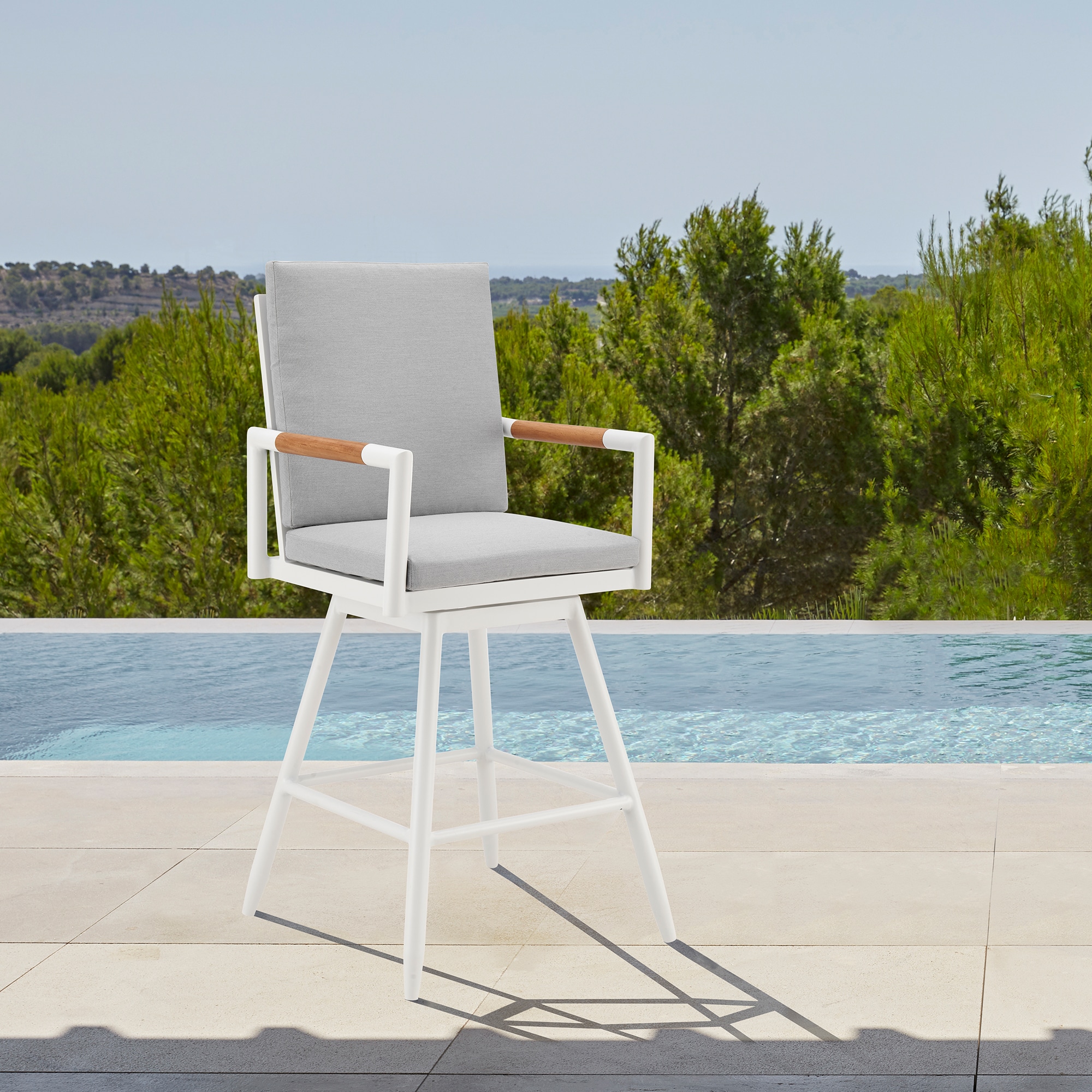 Armen Living LCCRSWBAWH26 stools - View #8