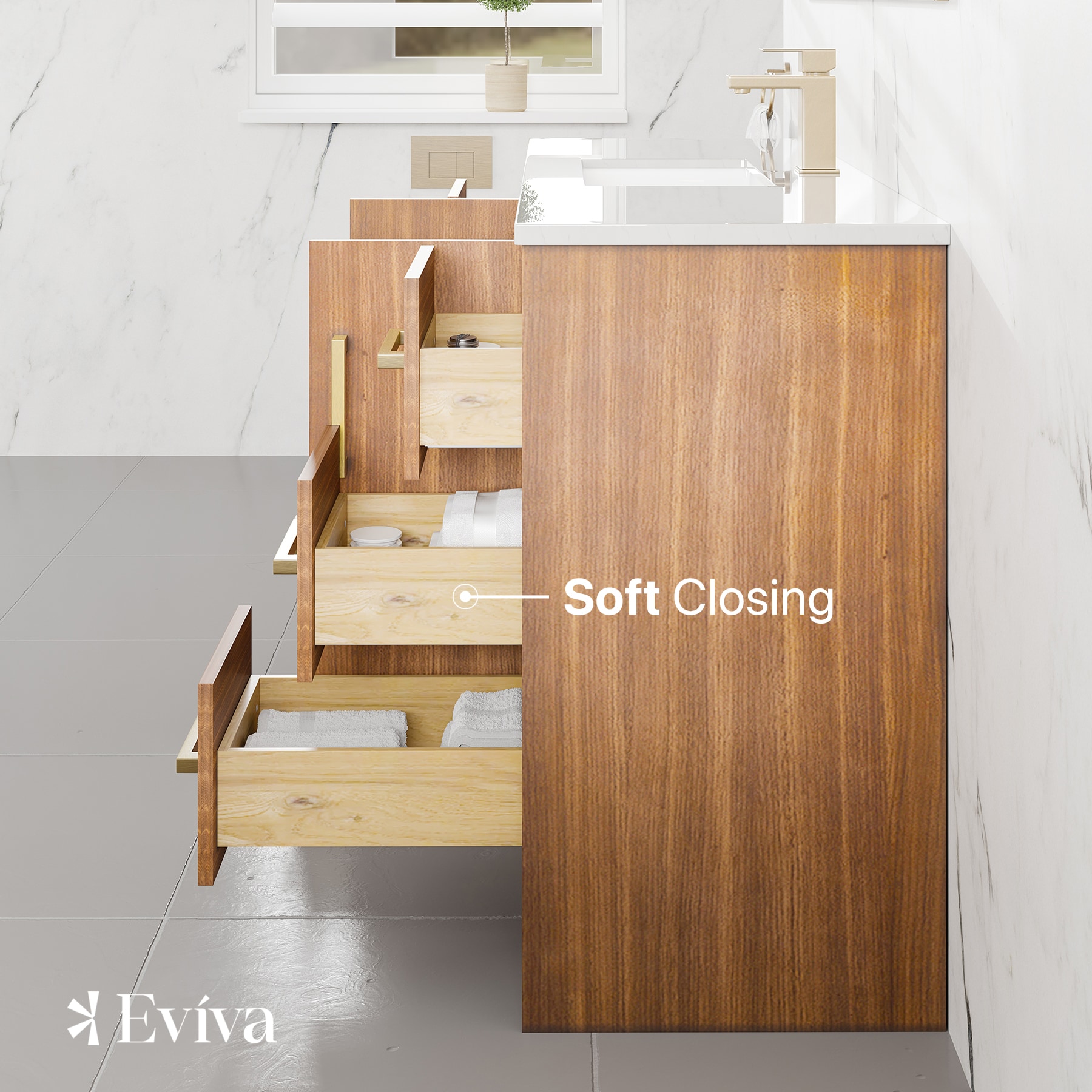 Eviva EVVN812-48X18WN Bath-Vanity-Combo - View #8