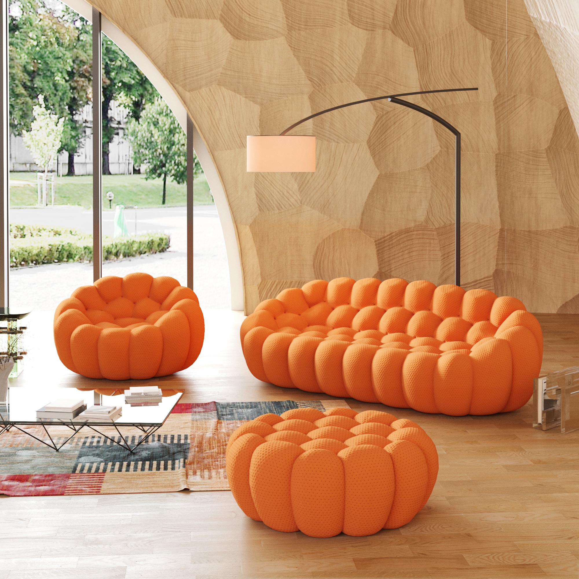 BuotiqHom DH-SF134-133OR Living-Room-Sets - View #7