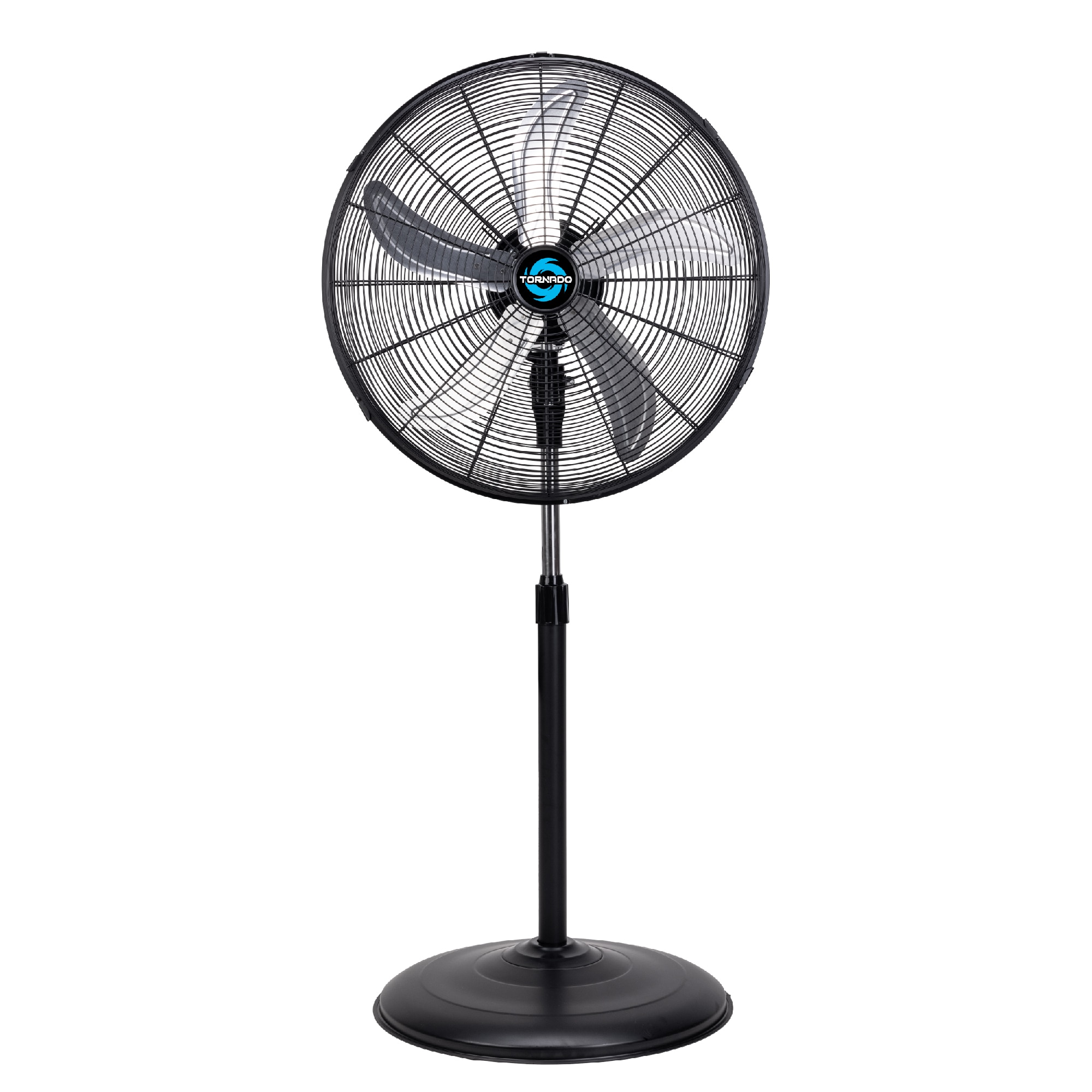Tornado Fans HI-FAN-20POF-5BA-1P 20-Inches 120 -Volt 3 -Speed High Velocity Indoor Black Oscillating Pedestal Fan