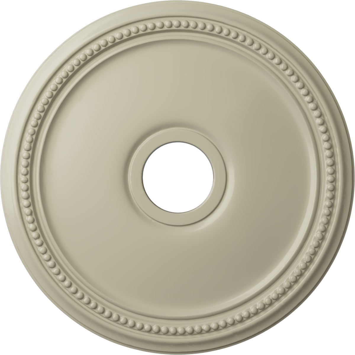 Ekena Millwork CM18DICYF Diane 18-in W x 18-in L Painted Clear Yellow Polyurethane Whole Ceiling Medallion