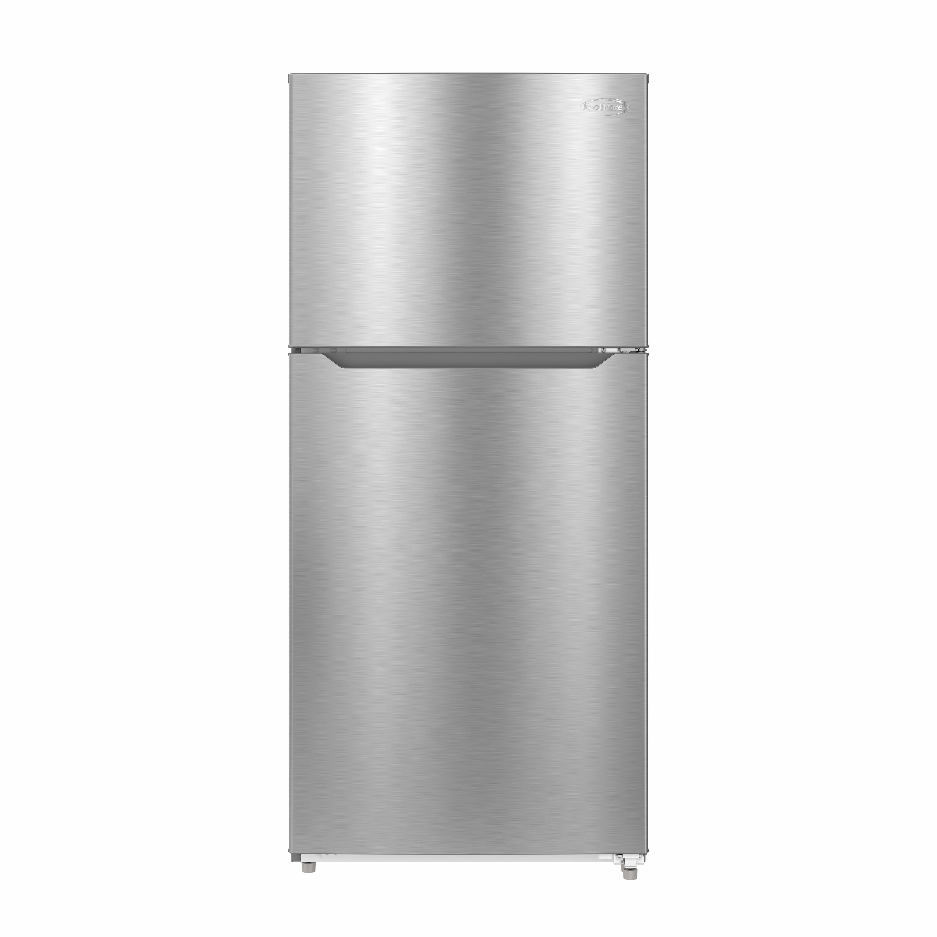 KoolMore 18-cu ft Counter-Depth 30-in Wide Top-Freezer Refrigerator ( Stainless steel ) ENERGY STAR Certified