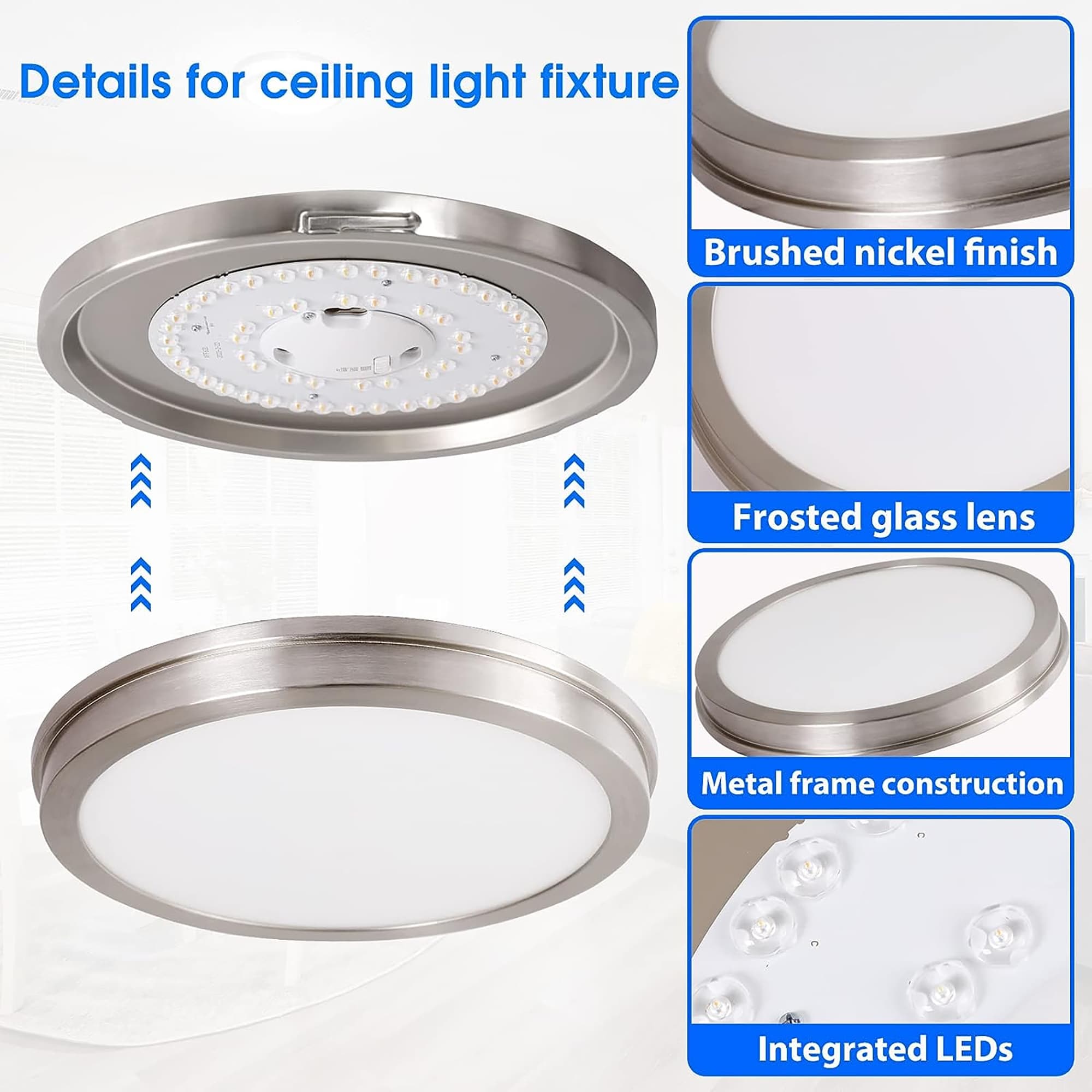 Energetic Lighting FMS01R16E92750-TF-BN flushmounts - View #4