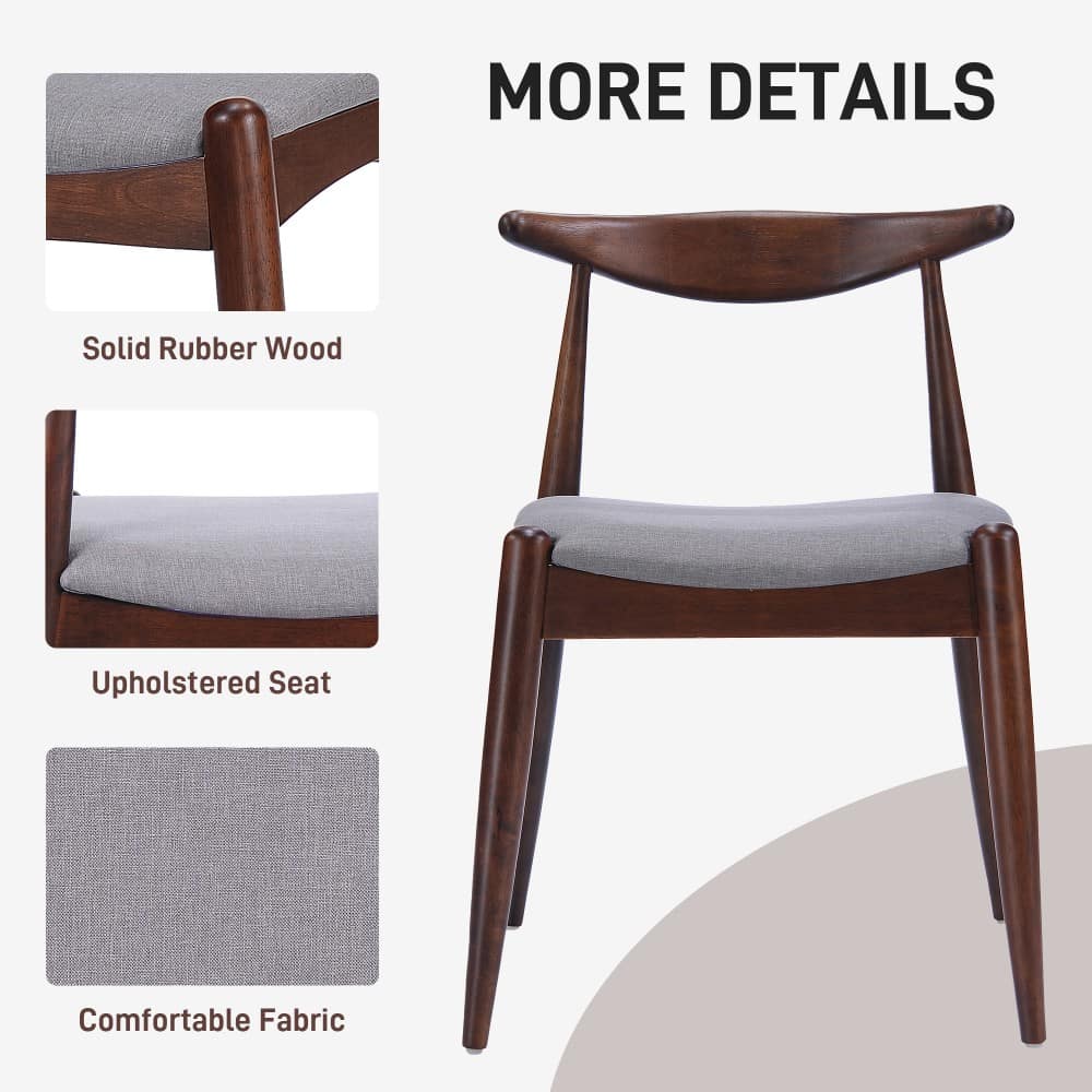 Coolbibila LIZ-DINING-GRAY Dining-Chairs - View #6