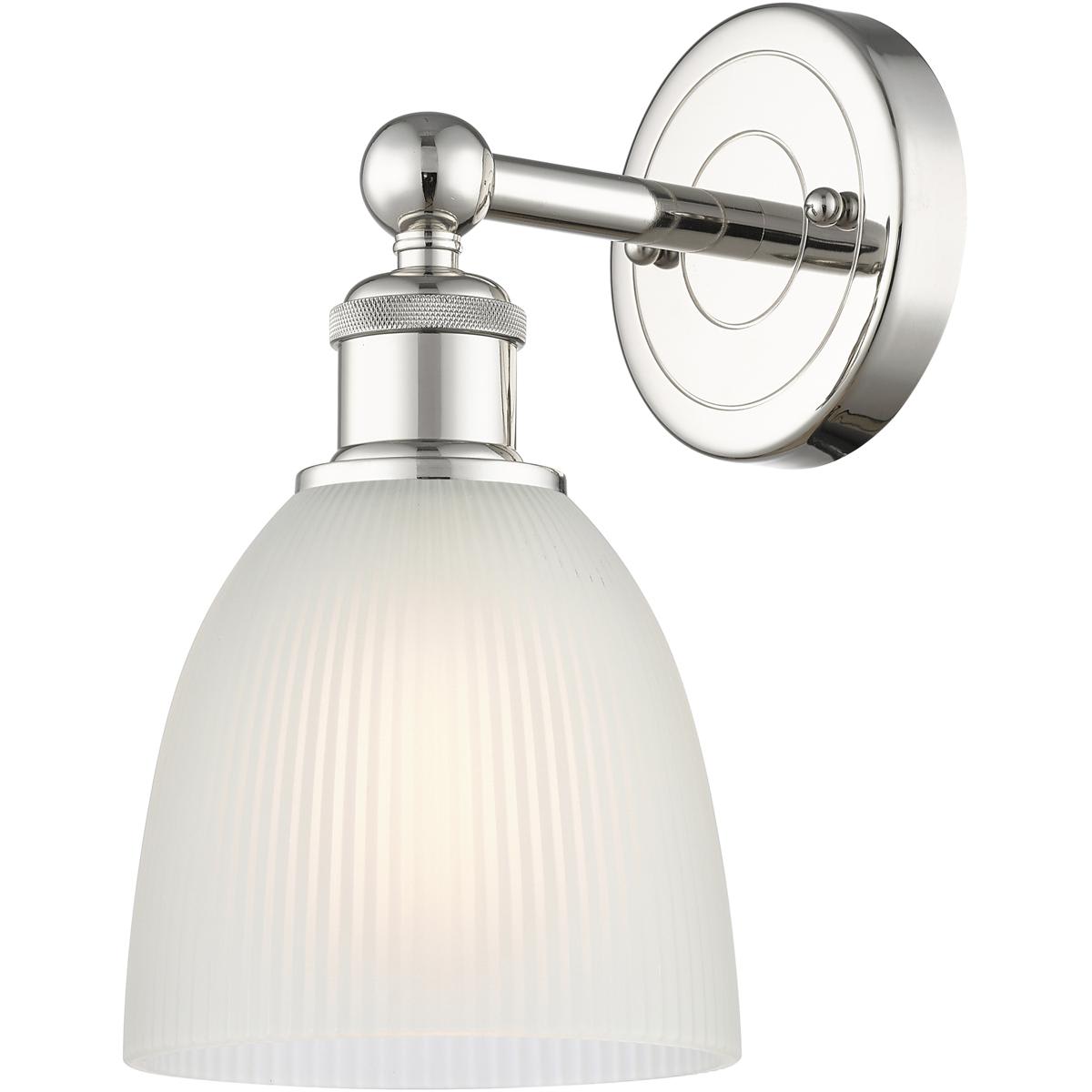 Innovations Lighting 2620066 616-1W-PN-G381 Castile Wall Sconce Polished Nickel