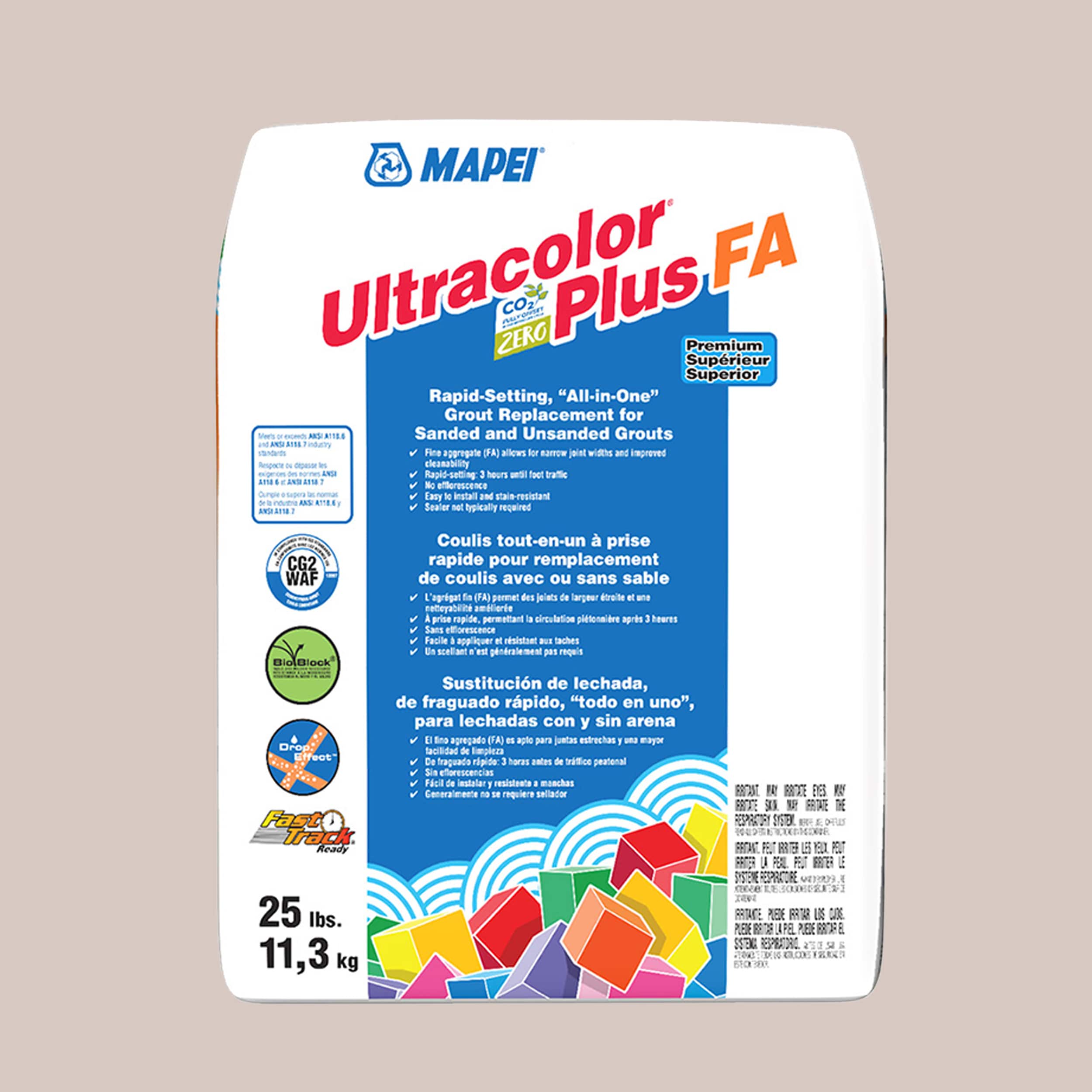 MAPEI 6BU522311 Ultracolor Plus FA Oatmeal #5223 All-in-one Grout (25-lb)