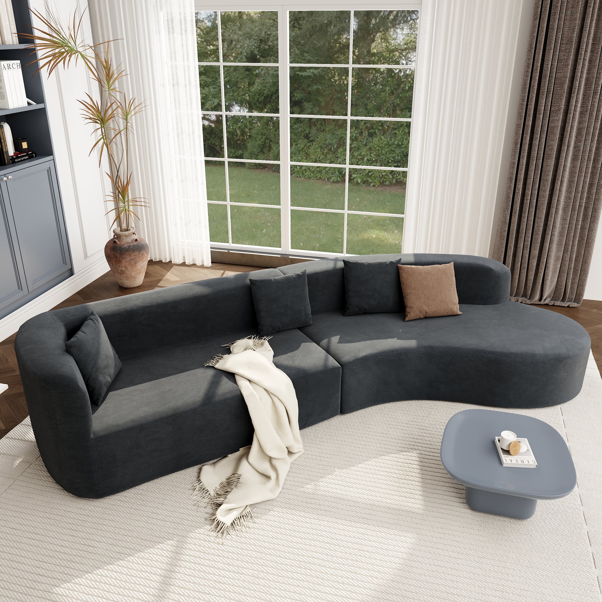 SINOFURN SYA020301GY Sofas-Loveseats - View #6