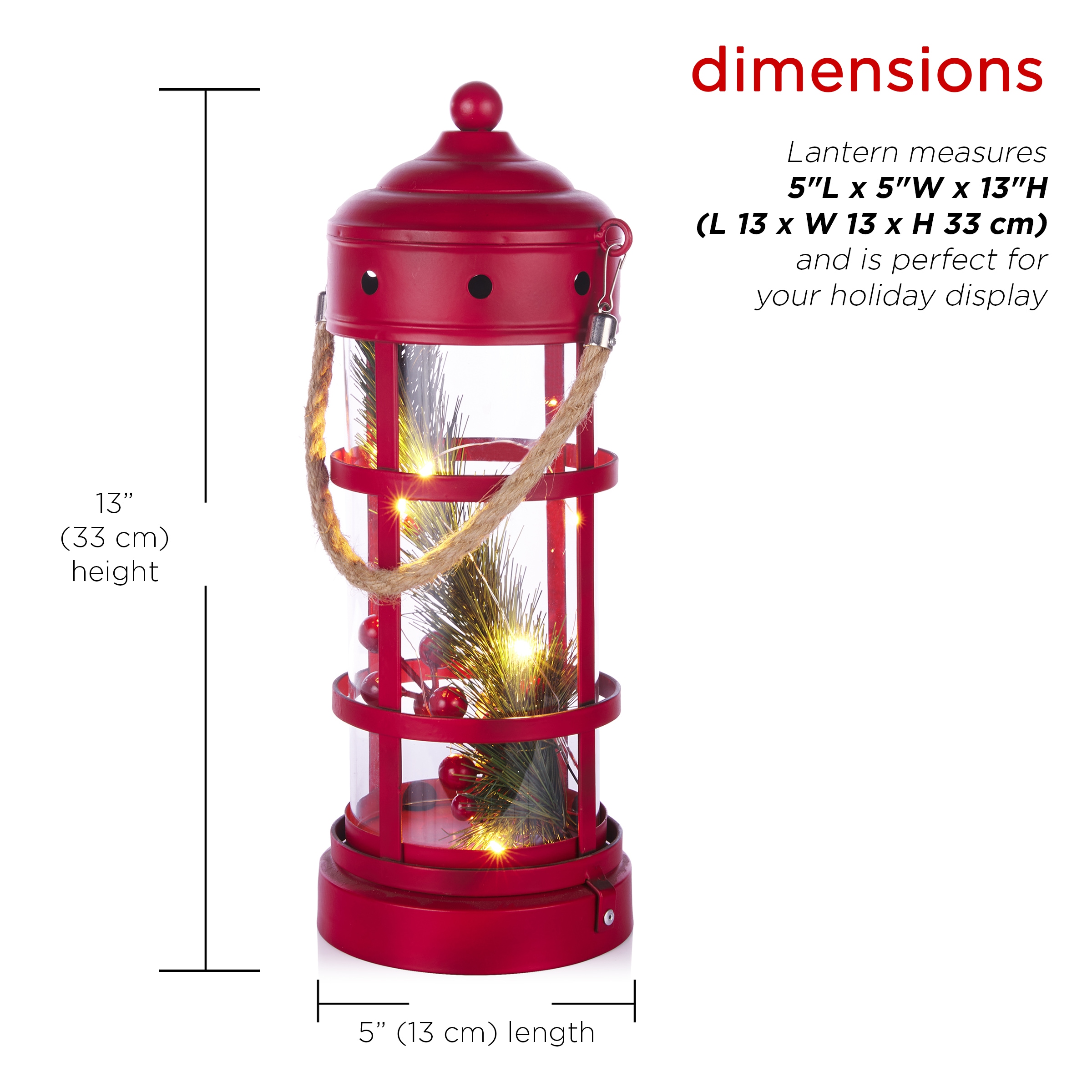 Alpine Corporation LJJ1346RD Outdoor-Christmas-Decor - View #2