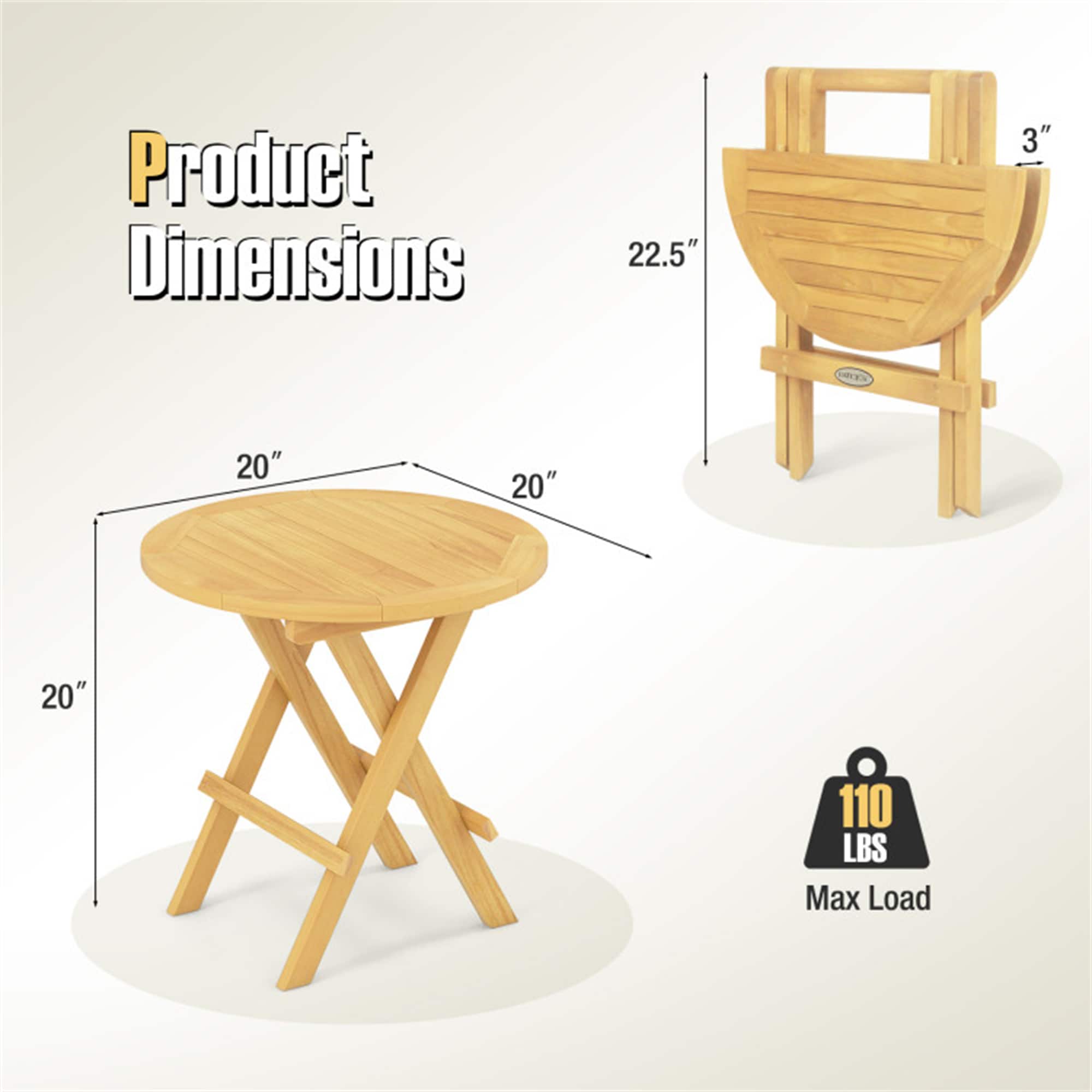 BABOOM BOM-JV11911-CO Patio-Tables - View #5