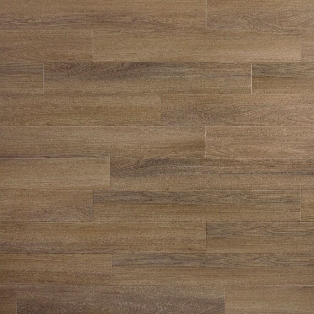 STAINMASTER Sample STAINMASTER Pressed Bevel Powder Springs Oak 22-mil x 7.13-in W Waterproof Luxury Vinyl Plank