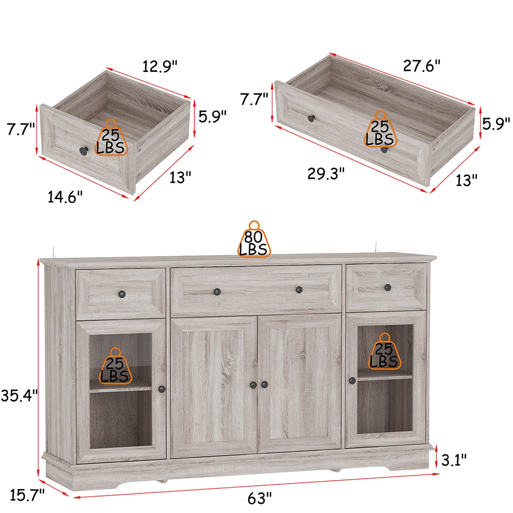 Homsee V-KF210232-01 Dining-Kitchen-Storarge - View #18