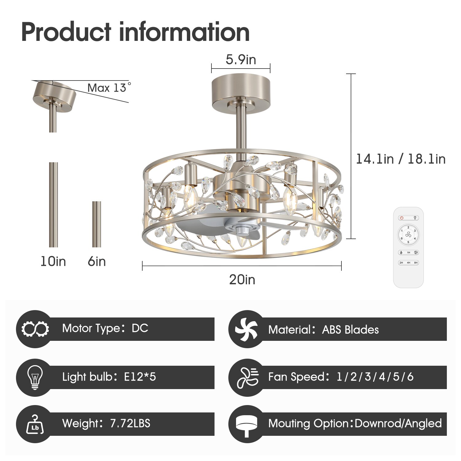 Breezary 32015-WH Ceiling-Fans - View #10