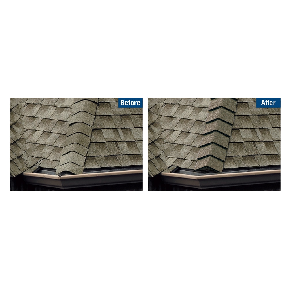 Gaf Ridglass Mission Brown Hip And Ridge Roof Shingles 31 Lin Ft Per