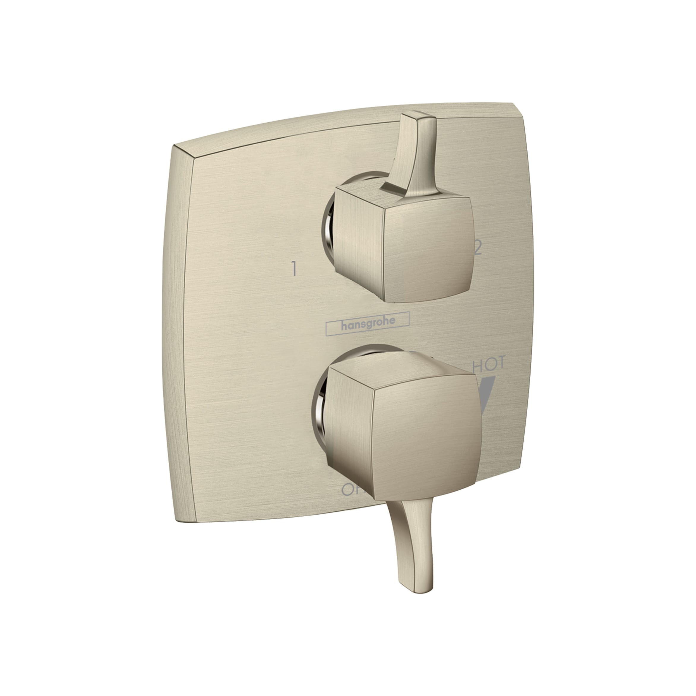 Hansgrohe 15865821 Brushed Nickel 2 -Handle Lever Shower Faucet Handle
