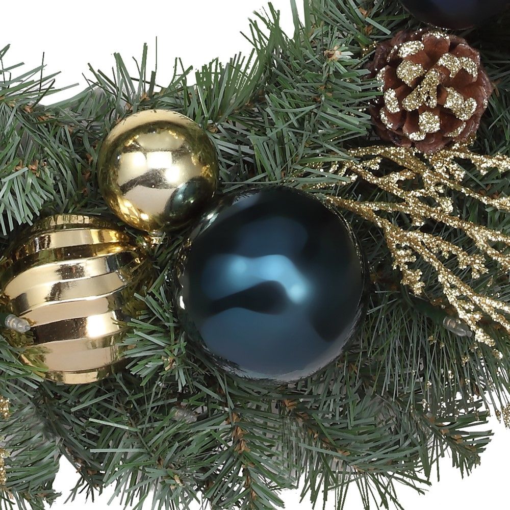 Haute Decor DCWR2407 Artificial-Christmas-Wreaths - View #4