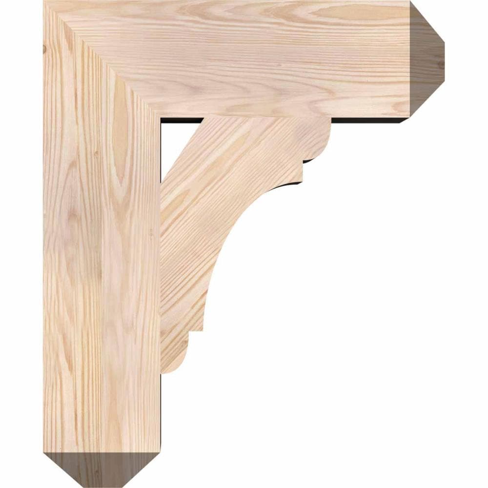 Ekena Millwork BKT06X20X24OLY04SDF Exterior-Brackets-Braces - View #3