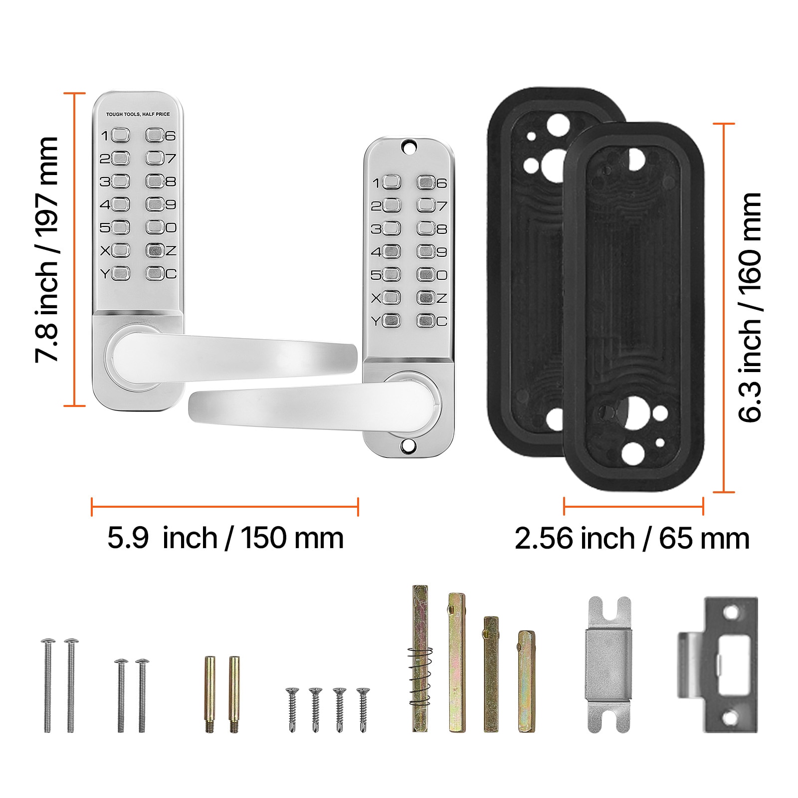 Misty Moon LW0409-DLC-MS-12 Electronic-Door-Locks - View #6
