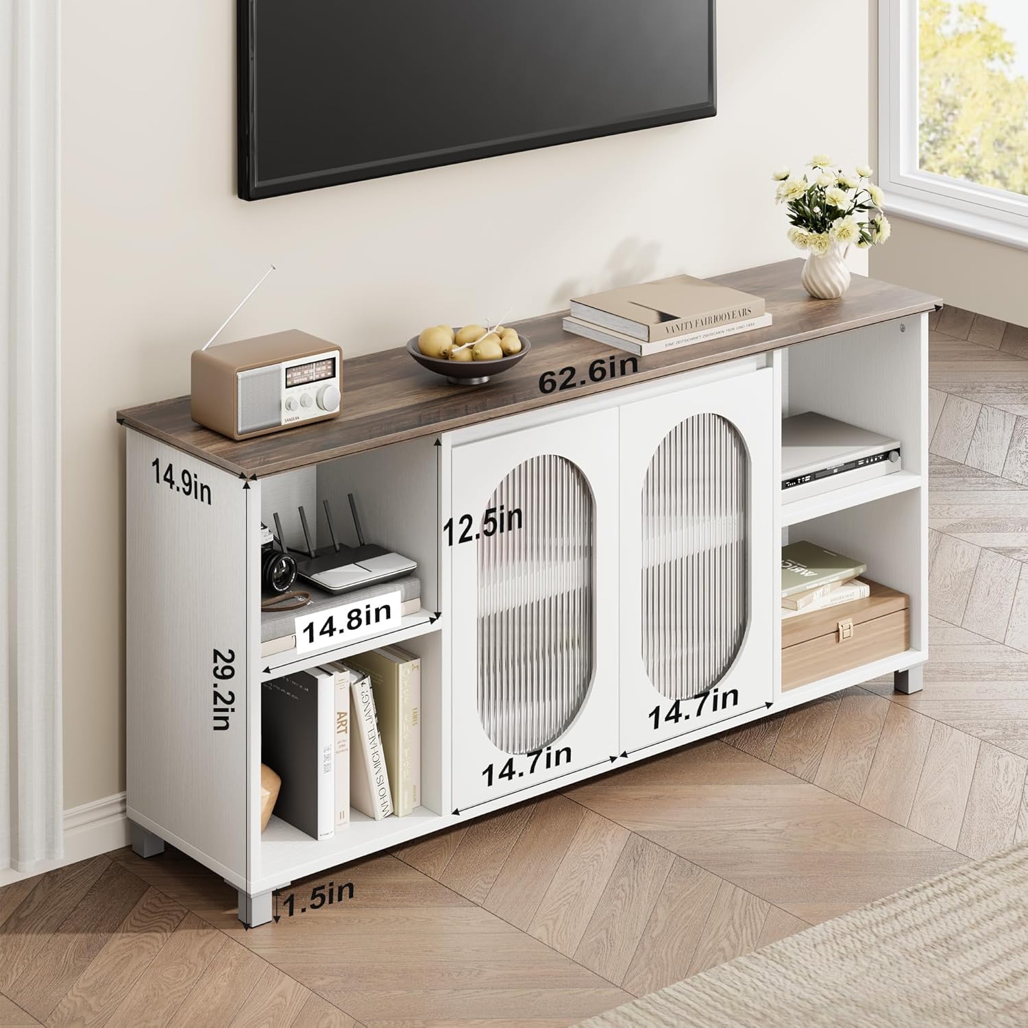 Qeetex LHF-DSG-PHO-33AU5MPN Tv-Stands - View #2
