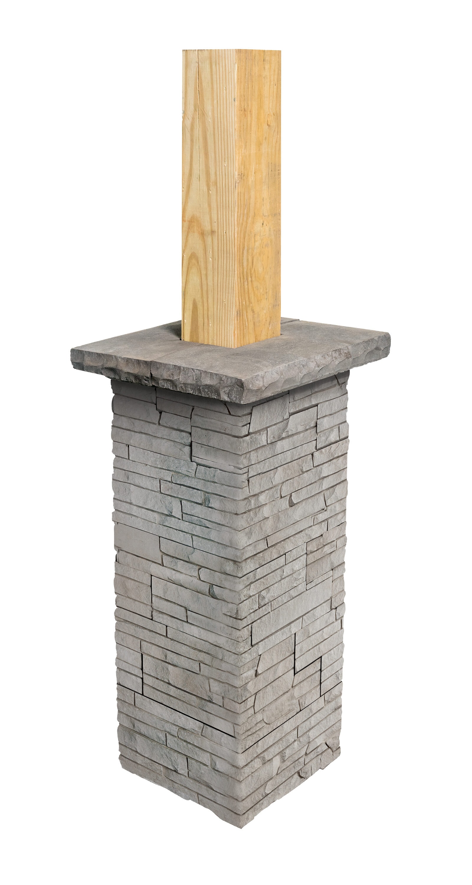 ClipStone CSS.14.012.2 14-in x 14-in ColumnWrap NorthernLedge 1 Linear feet Osceola Manufactured stone veneer