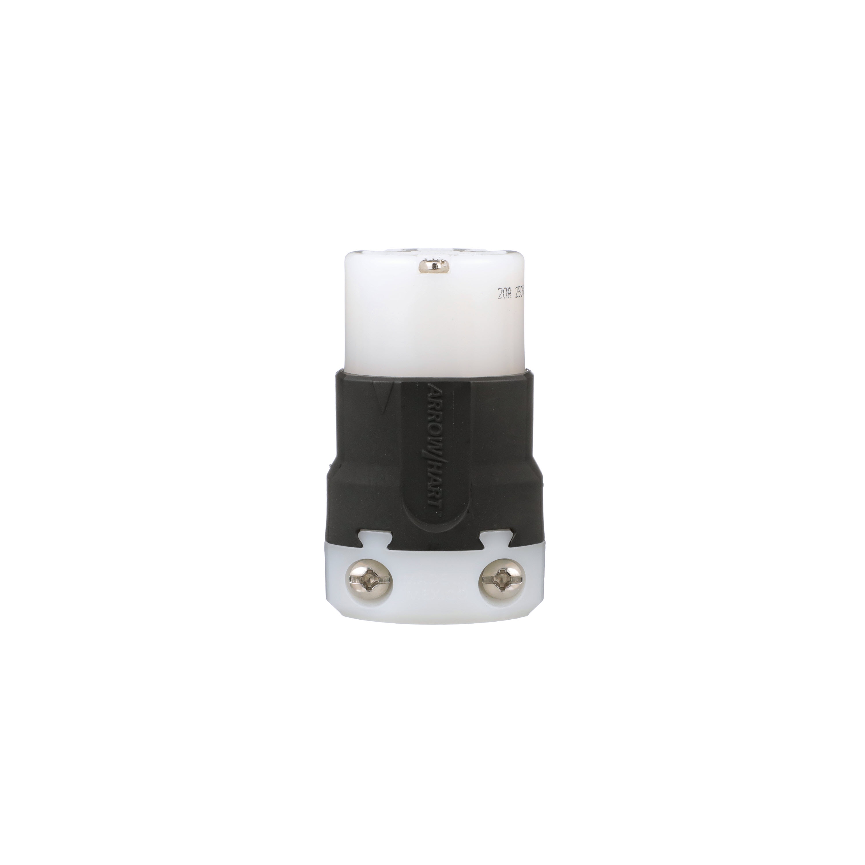 Eaton AH5469-BX-LW Arrow Hart 20-Amp 250-Volt NEMA 6-20 3-wire Grounding Industrial Straight Connector, Black